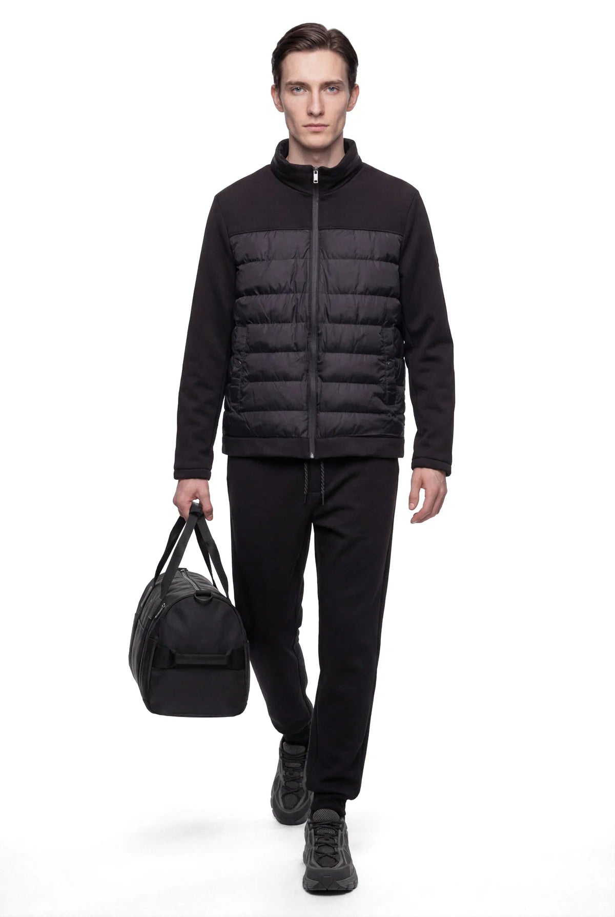 Men's Jacket with Contrast Details