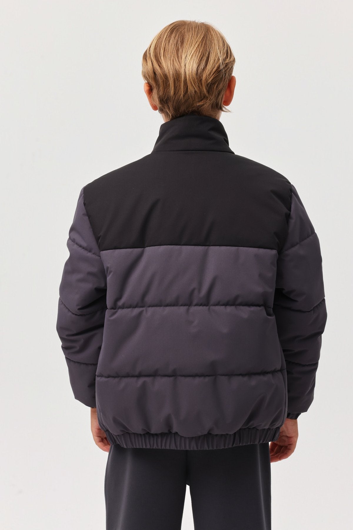 Boy's Stand Collar Coat