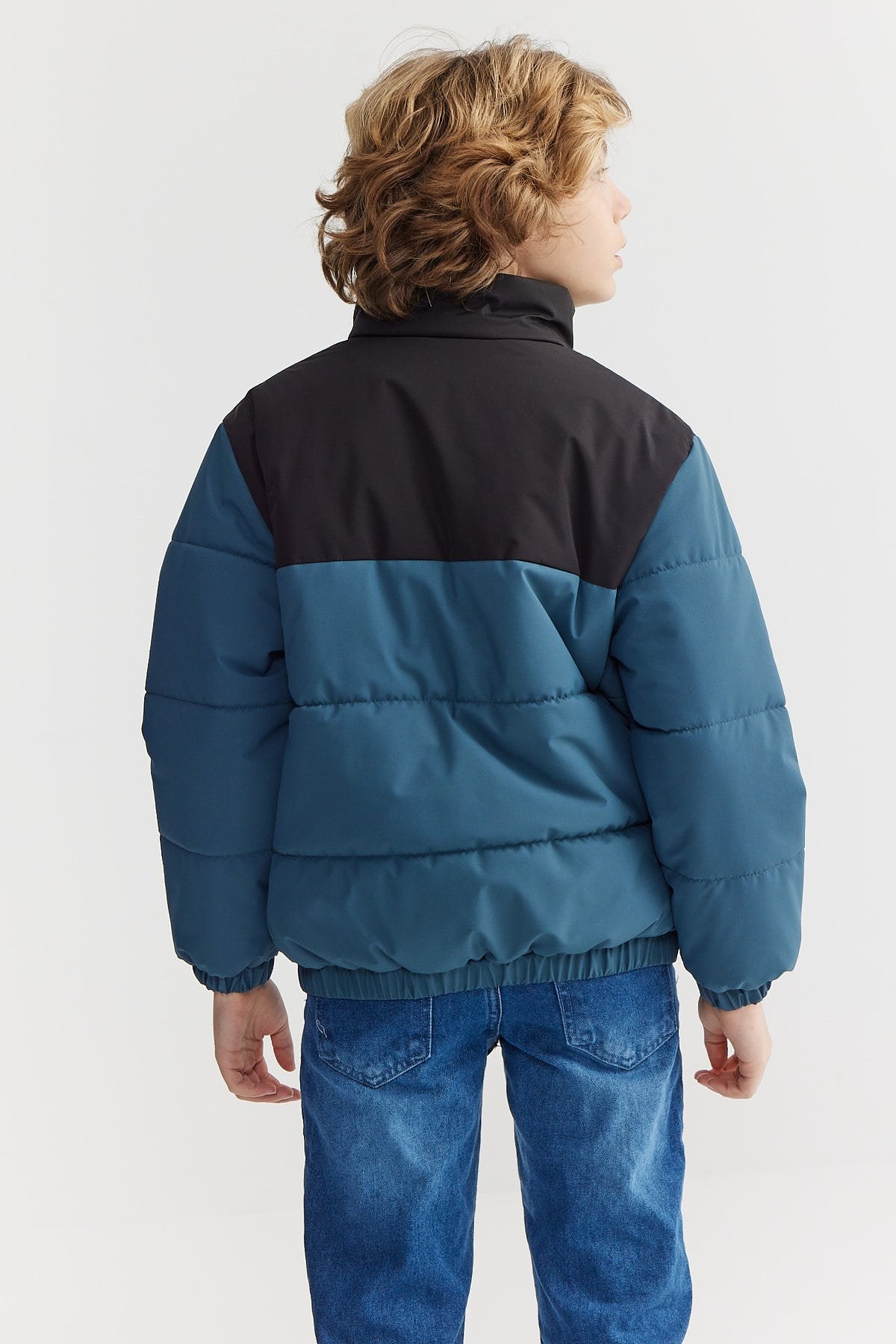 Boy's Stand Collar Coat