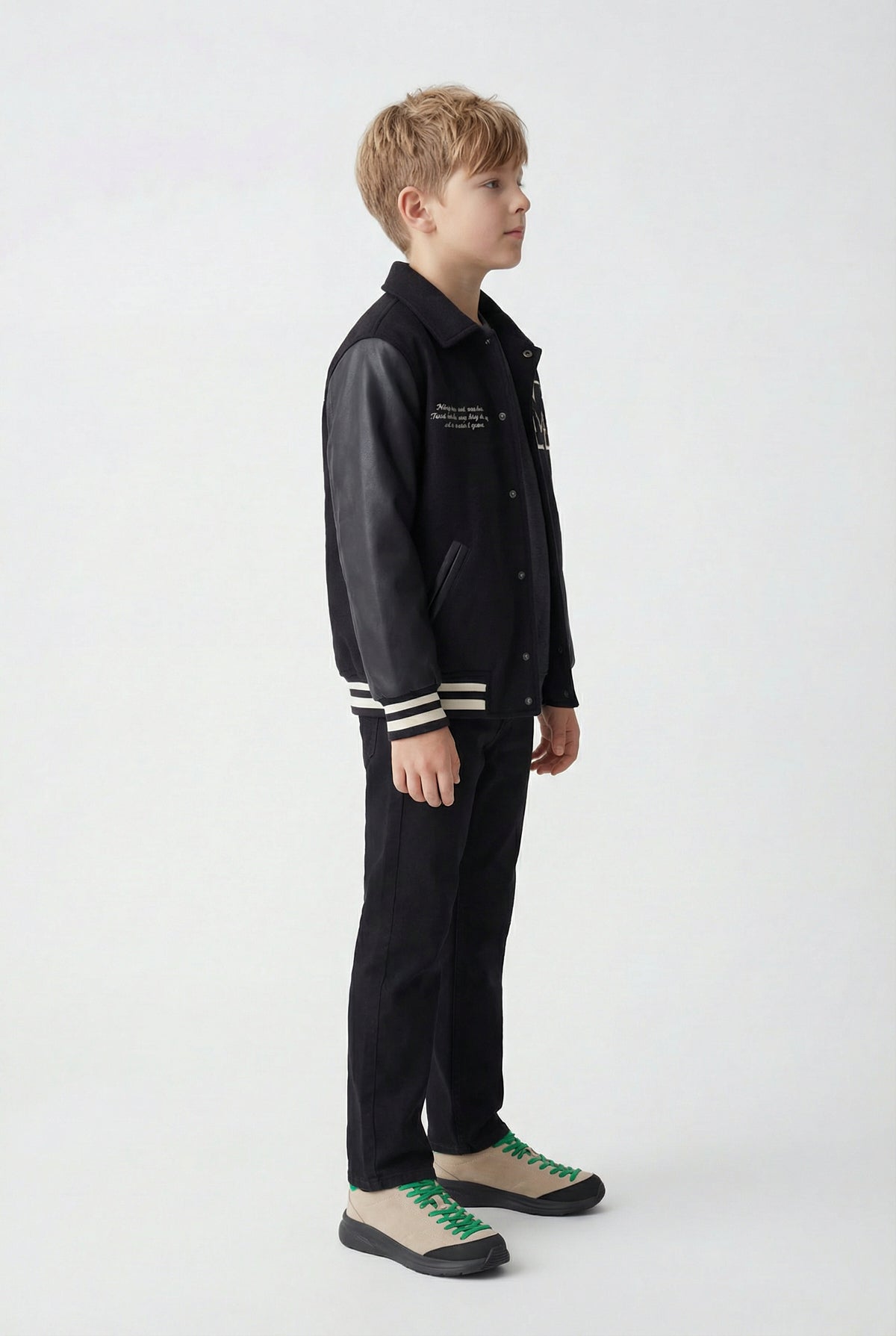 Boys' Stand-Up Collar Jacket