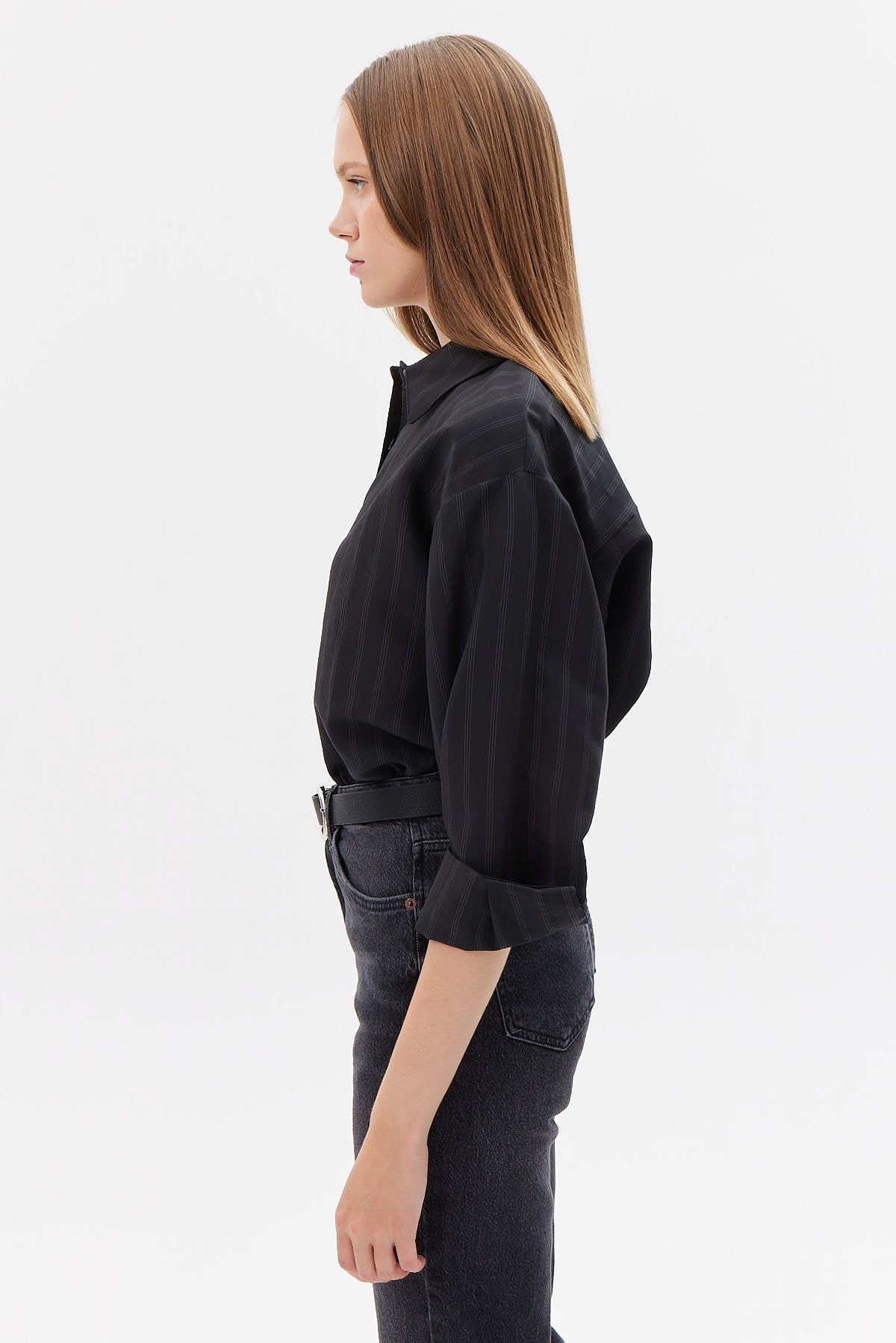 قميص نسائي مخطط