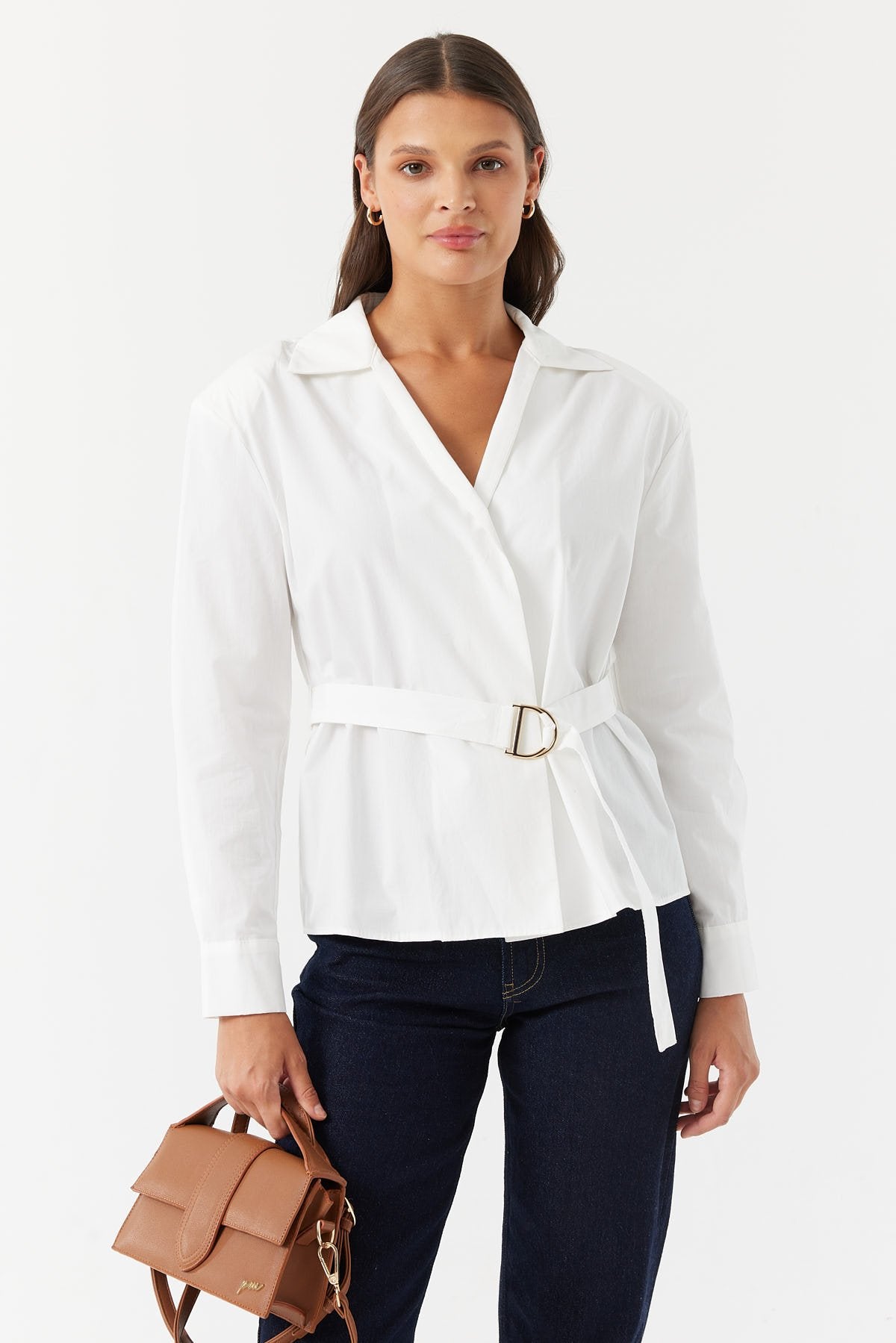 Women's Belted Shirt