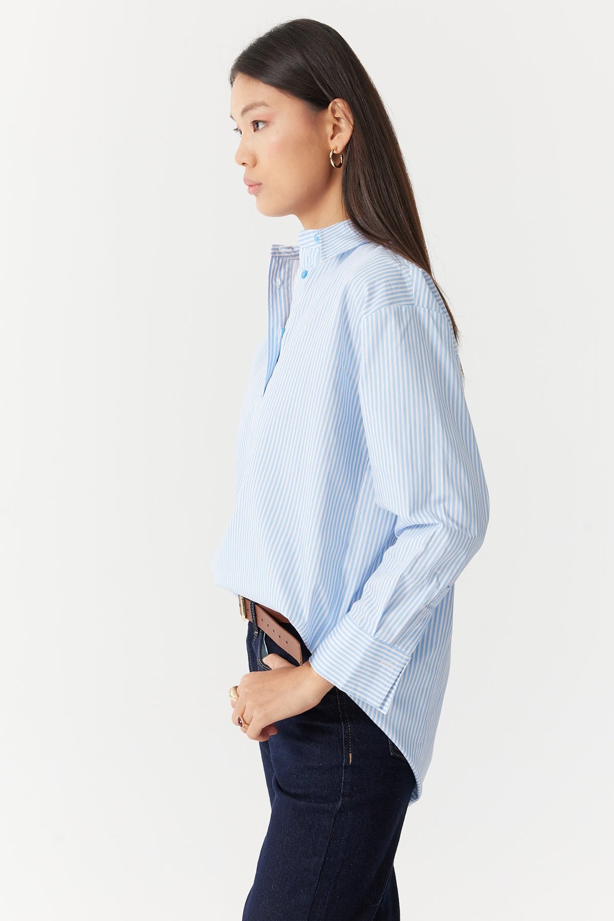 Women's Striped Shirt B5158