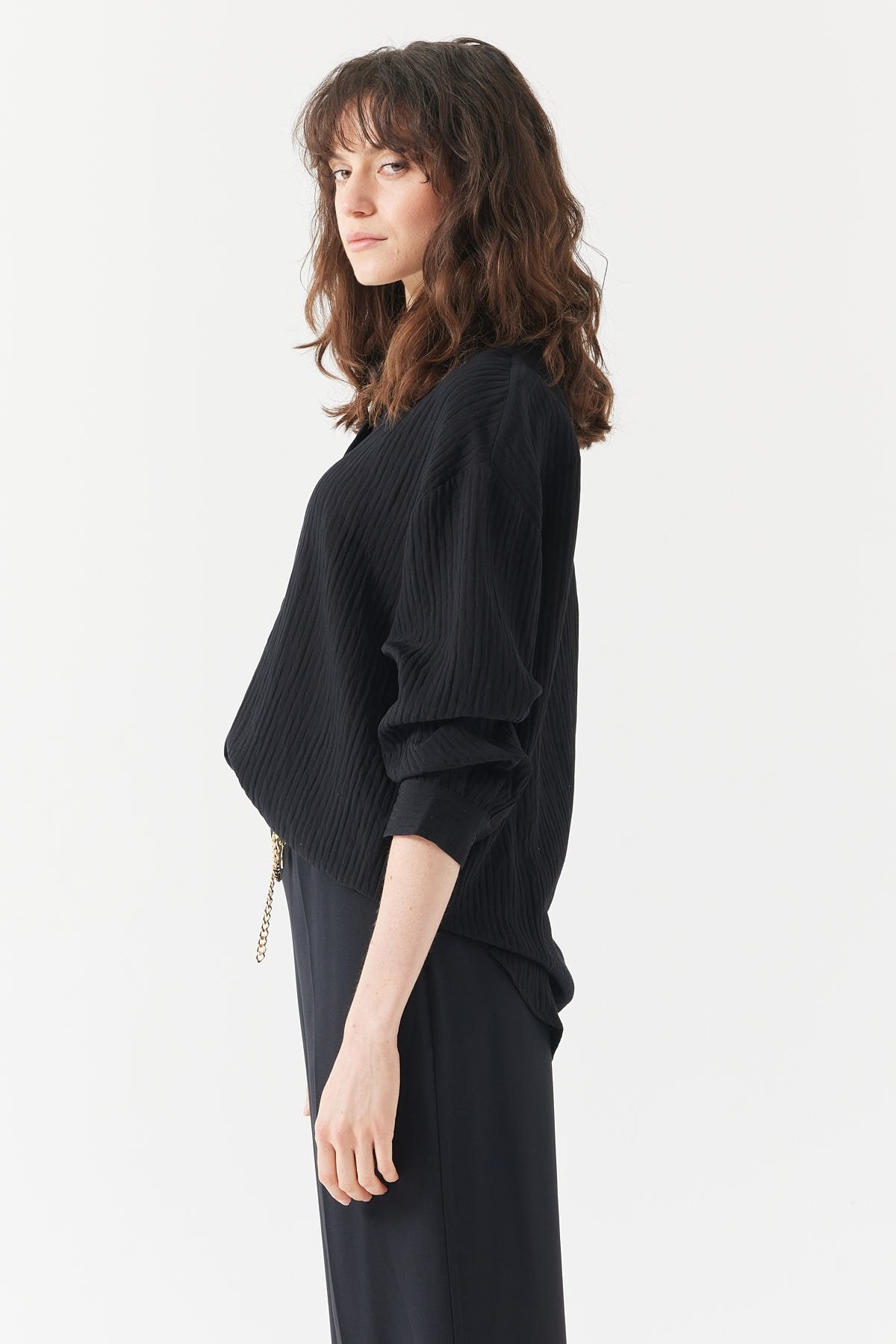 قميص نسائي منقوش