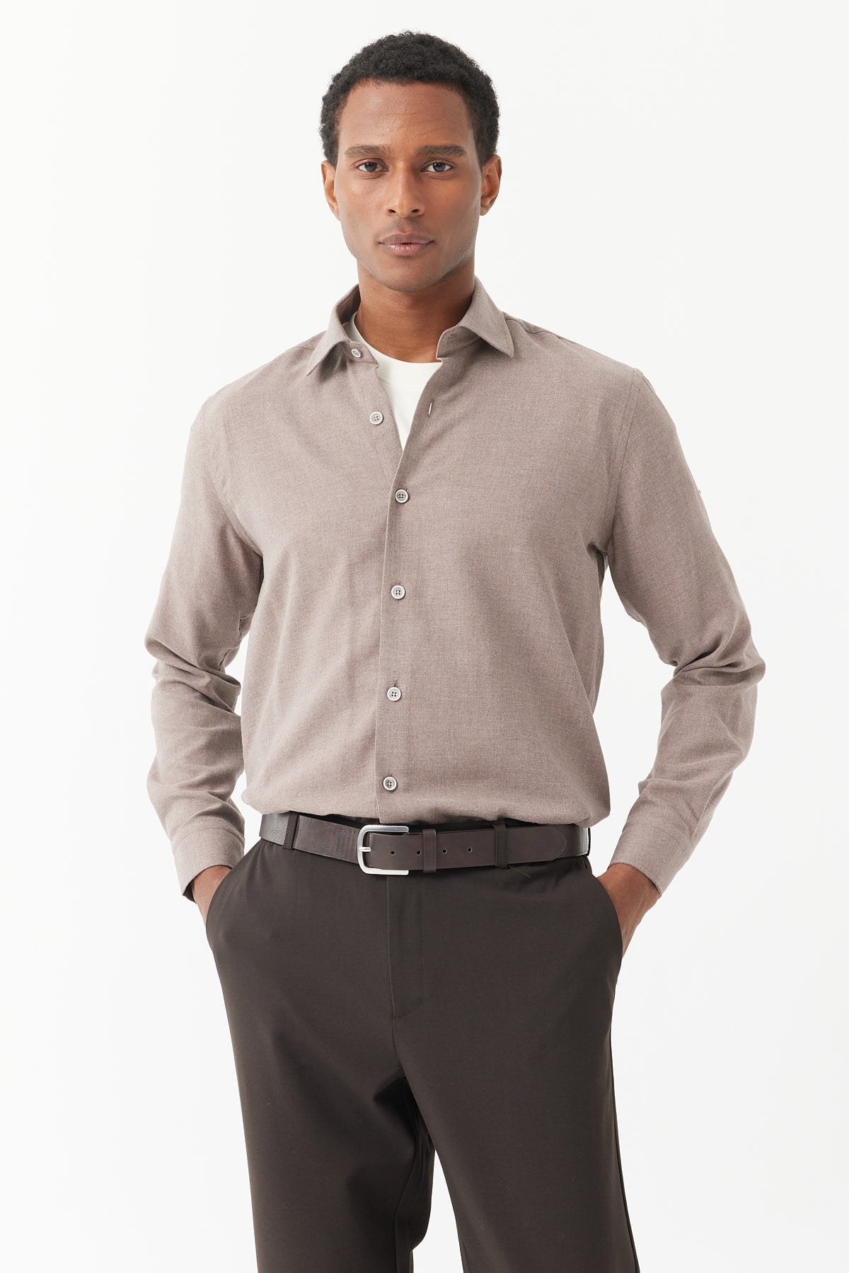 قميص رجالي عادي