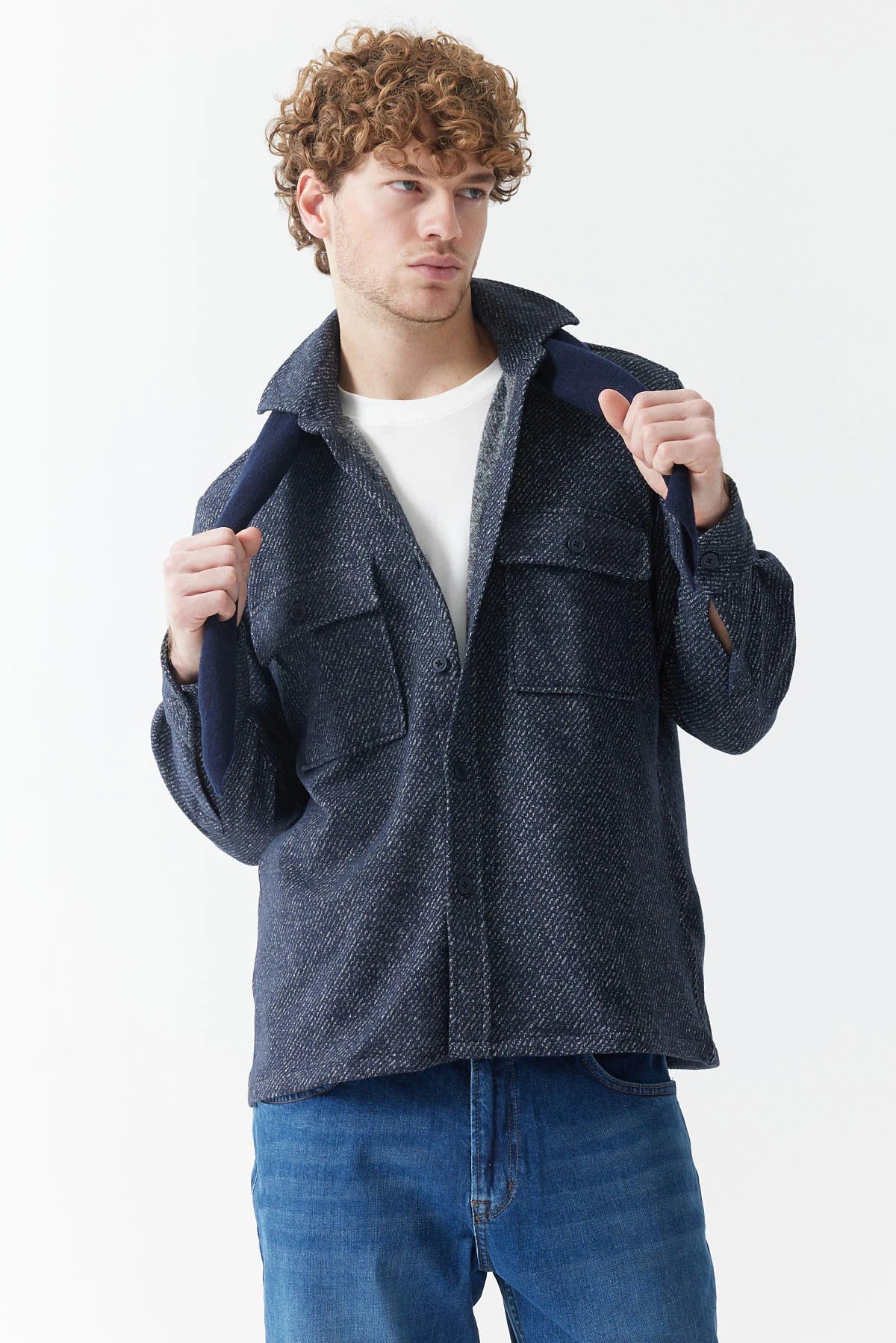 Erkek Regular Gömlek Ceket