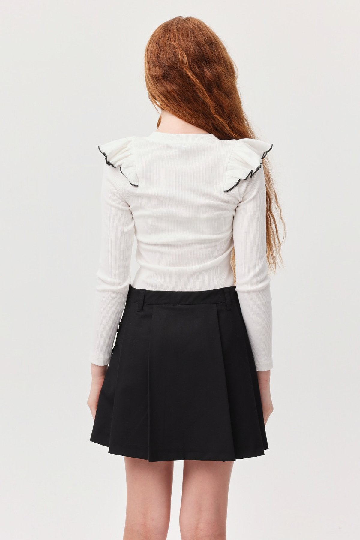 Girl's Shoulder Detailed Blouse