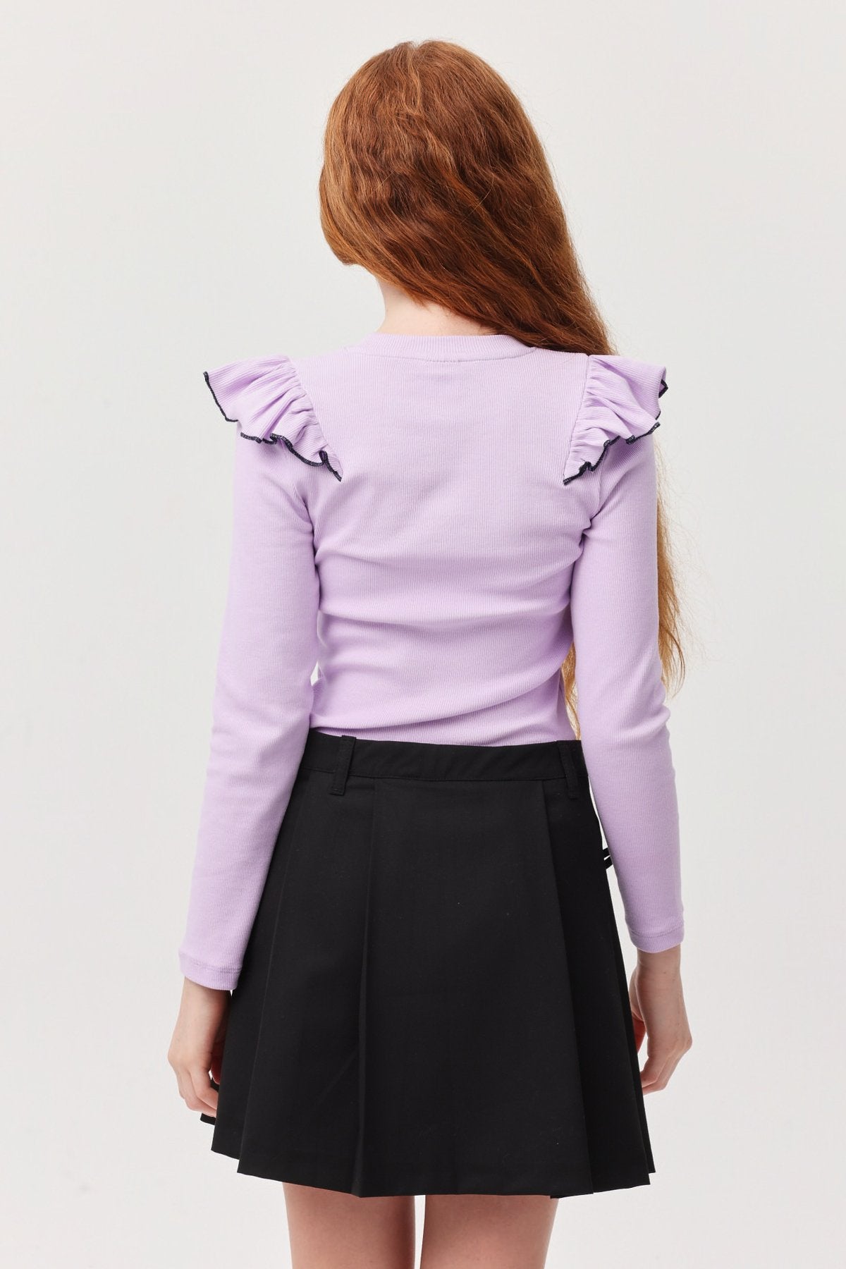 Girl's Shoulder Detailed Blouse