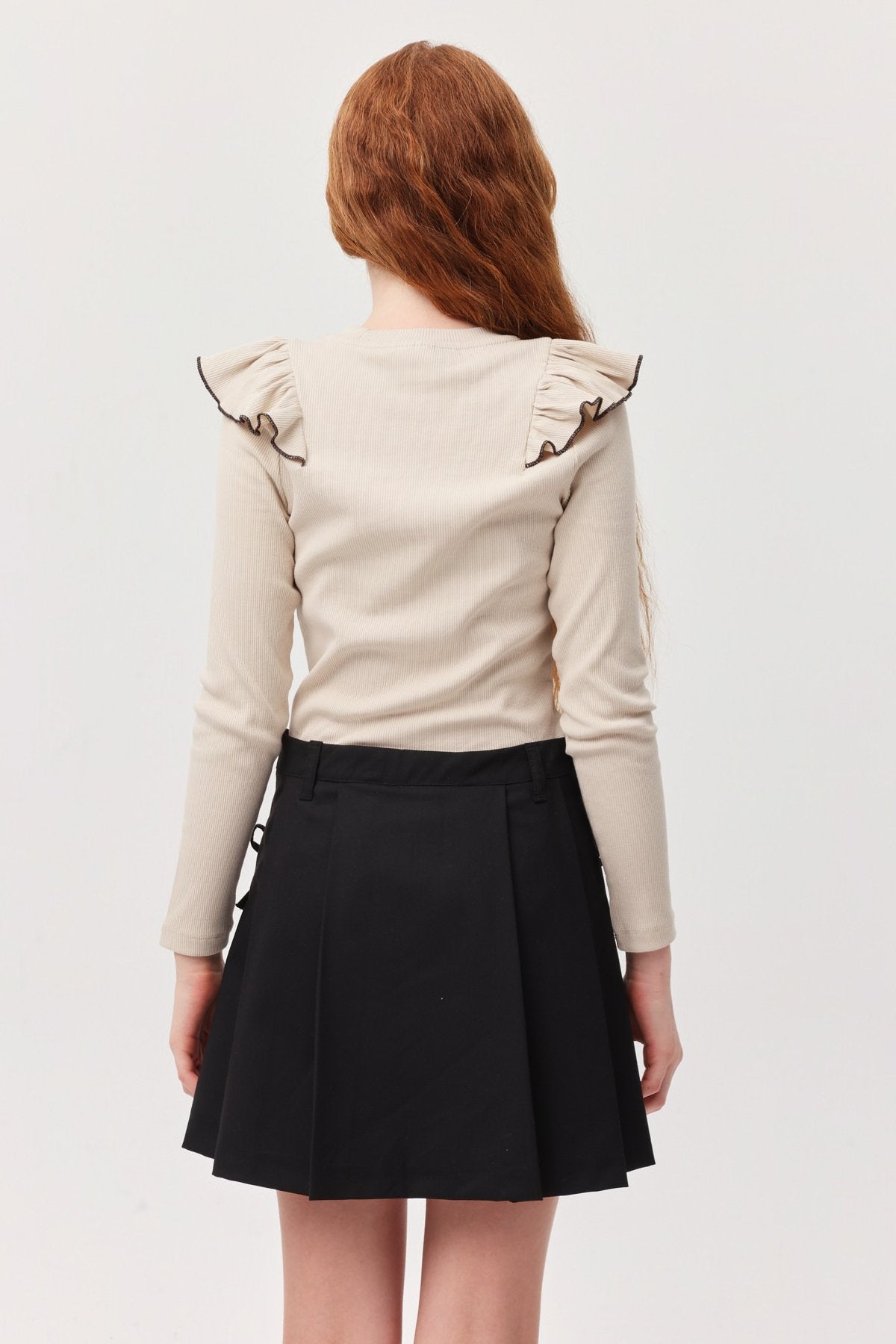 Girl's Shoulder Detailed Blouse