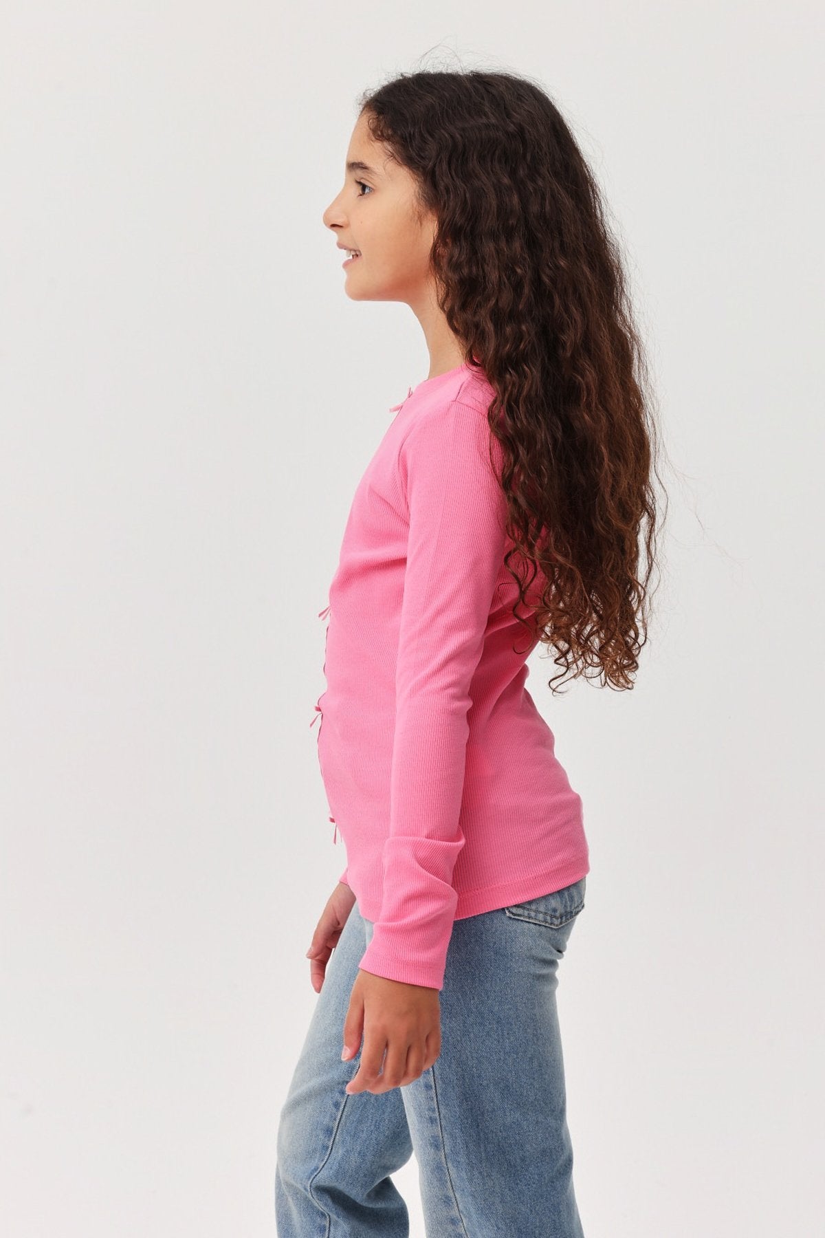 Girl's Ribbon Detailed Blouse