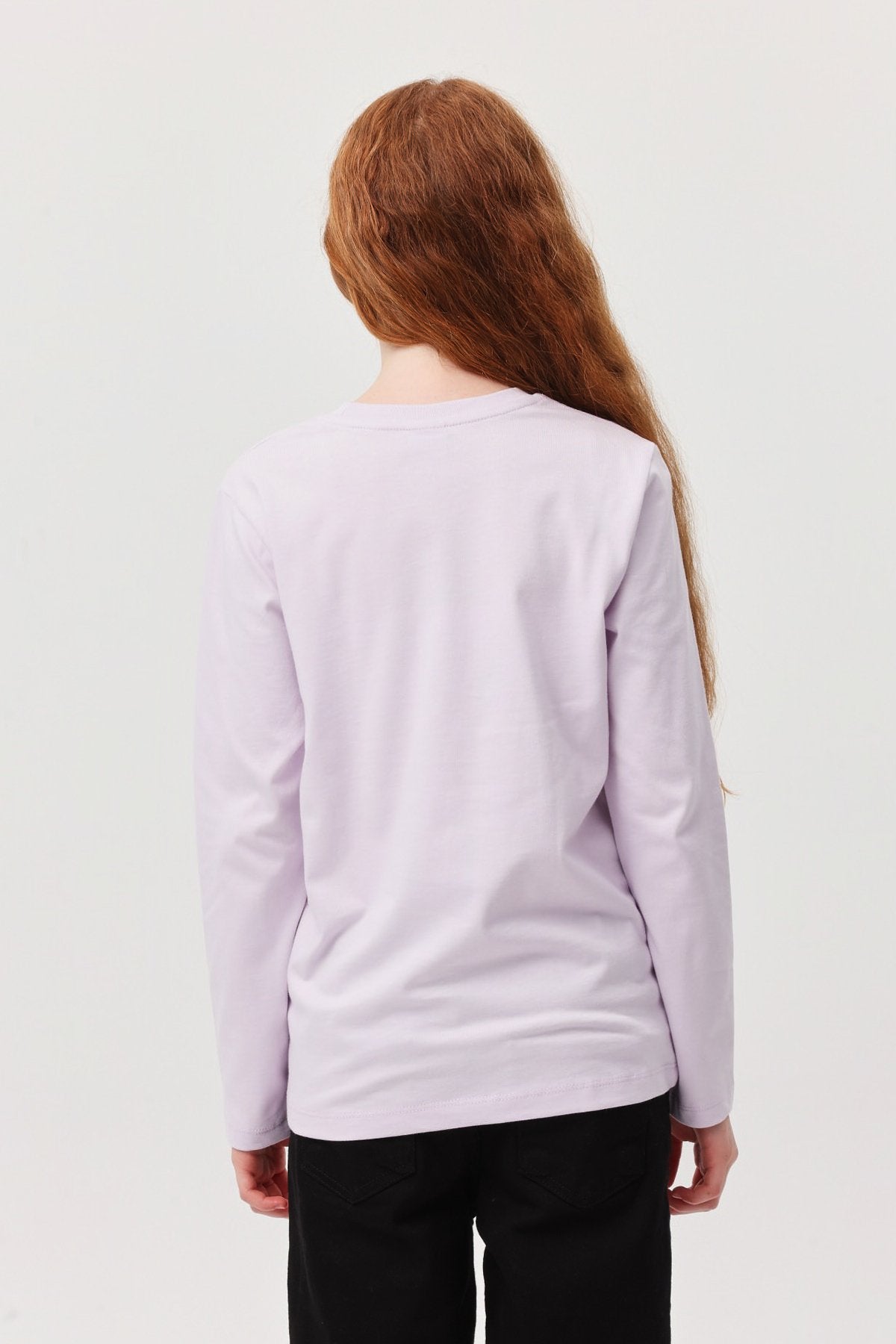 Girl's Long Sleeve Printed Blouse