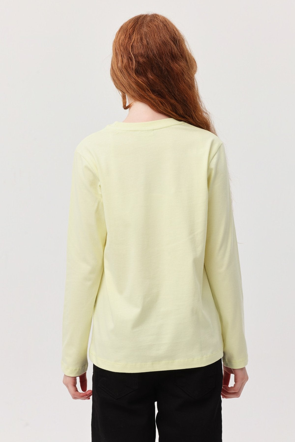 Girl's Long Sleeve Printed Blouse