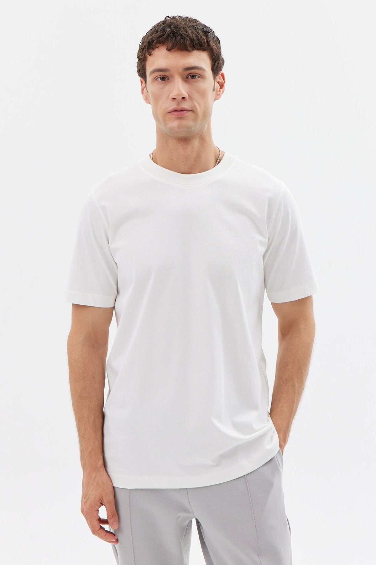 Men's Crew Neck Basic T-shirt