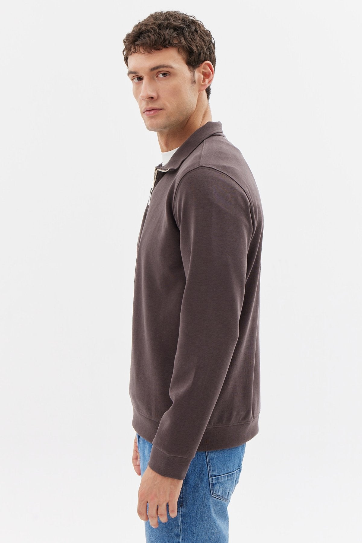 Men's Half Zipper Sweat Top