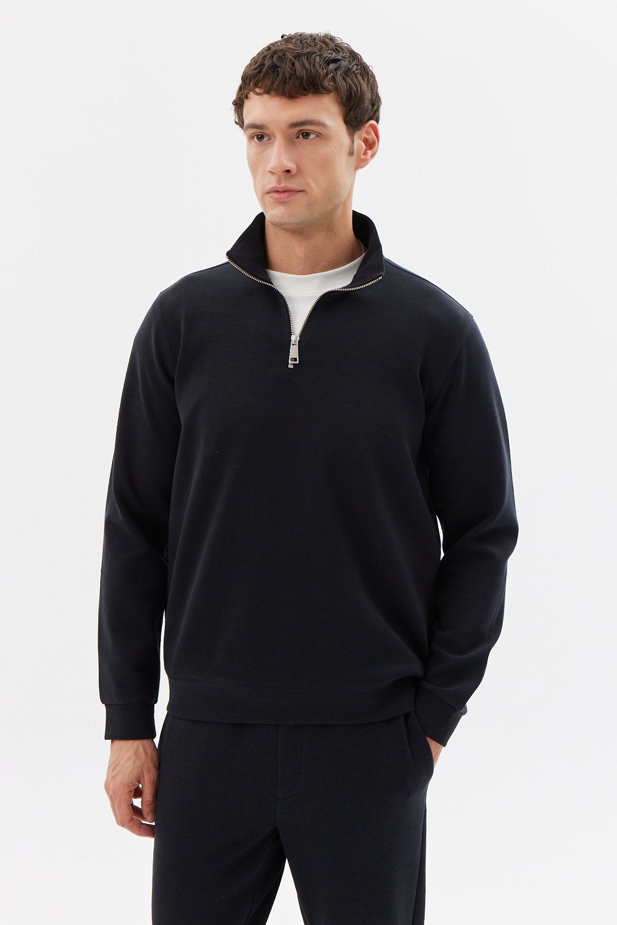 Men's Half Zipper Sweat Top