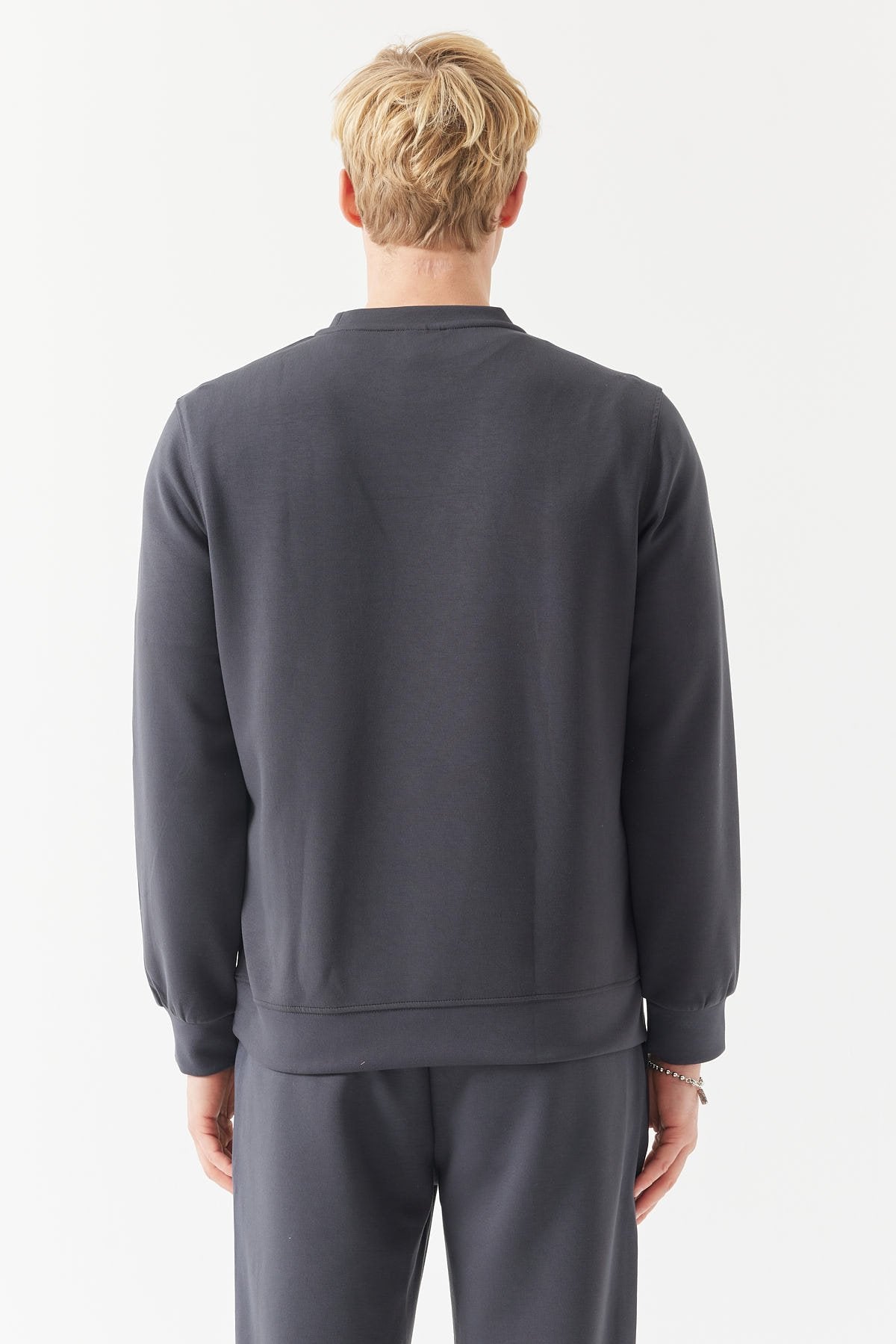 Men's Crew Neck Basic Sweat Top