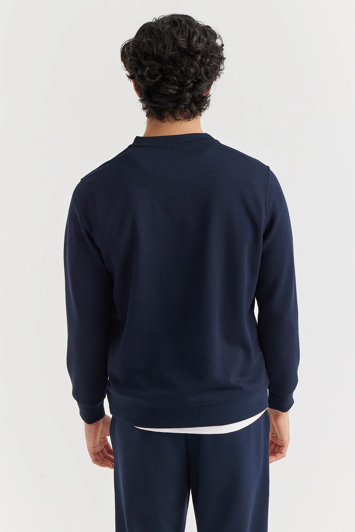 Men's Crew Neck Basic Sweat Top