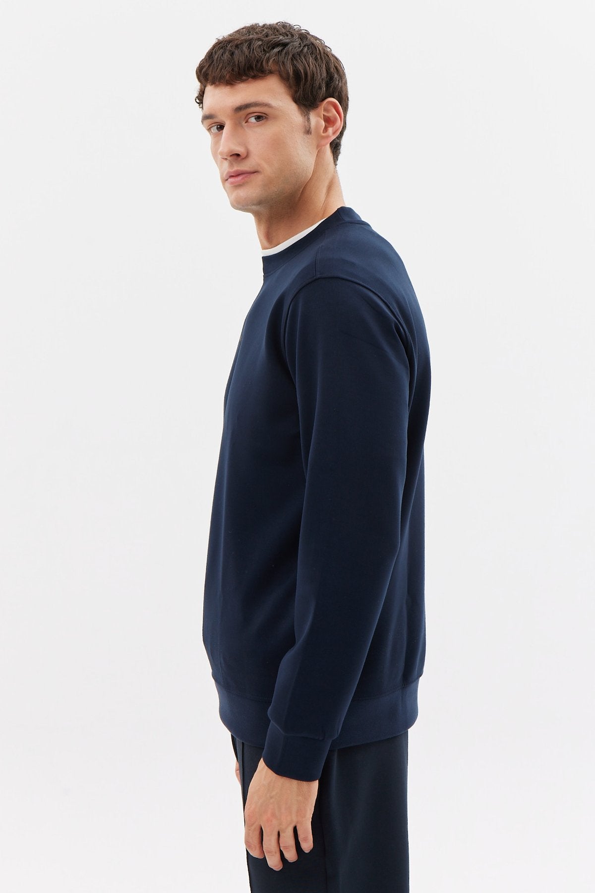Men's Soft Texture Sweat Top