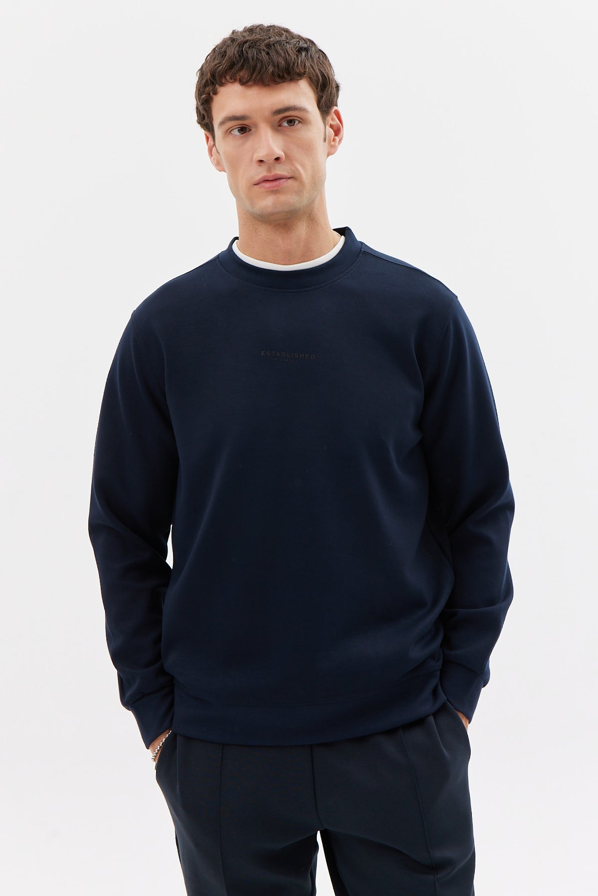 Men's Soft Texture Sweat Top