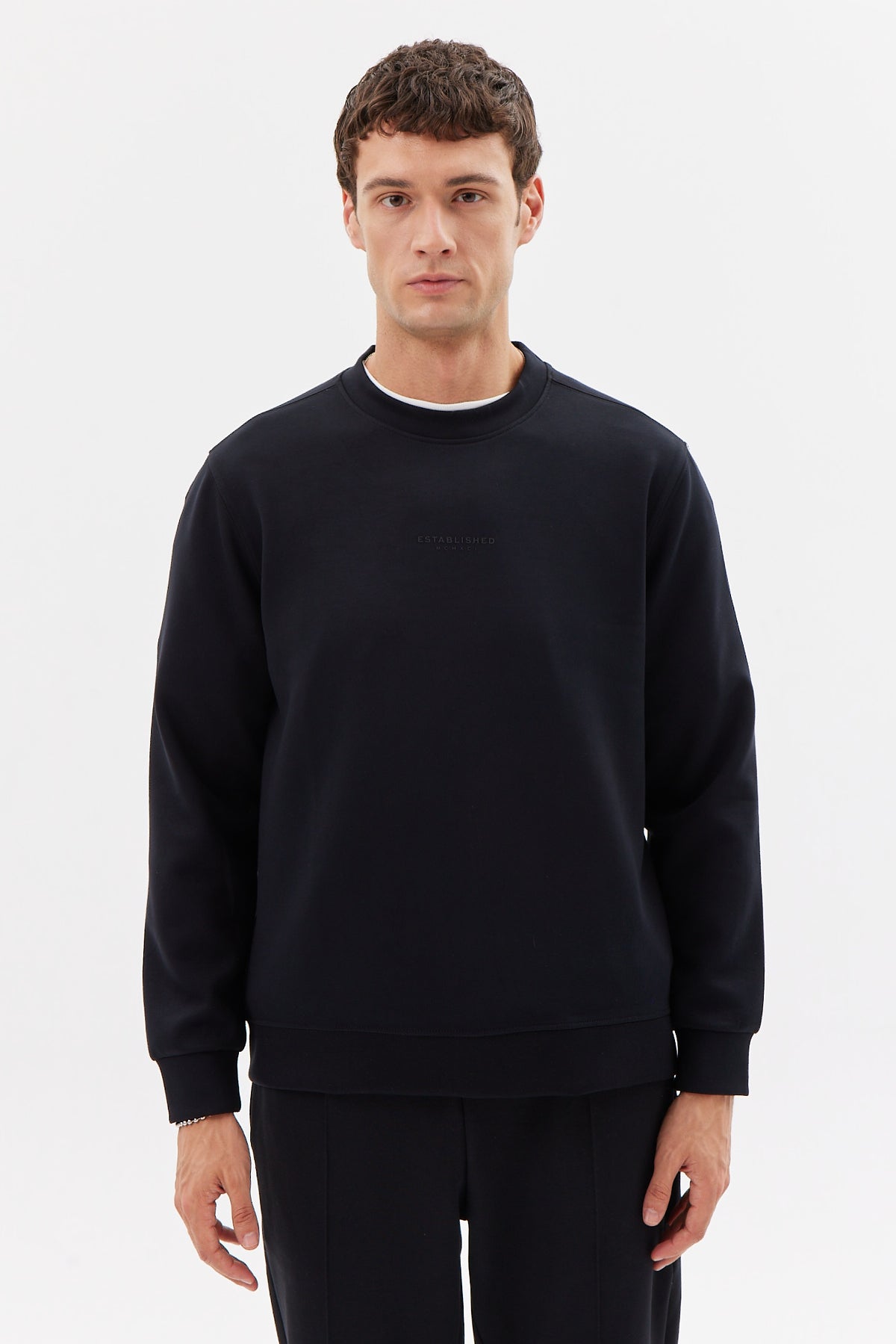 Men's Soft Texture Sweat Top
