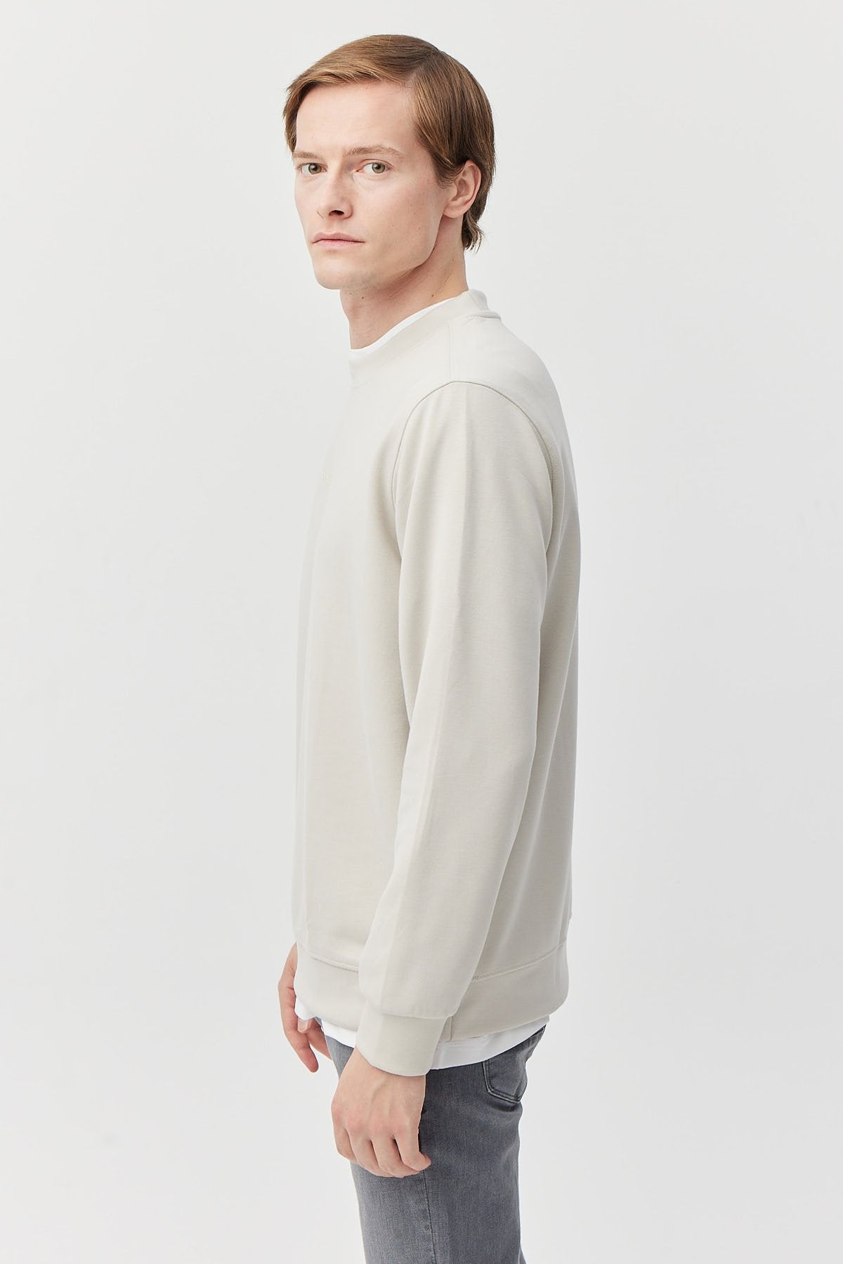 Men's Soft Texture Sweat Top