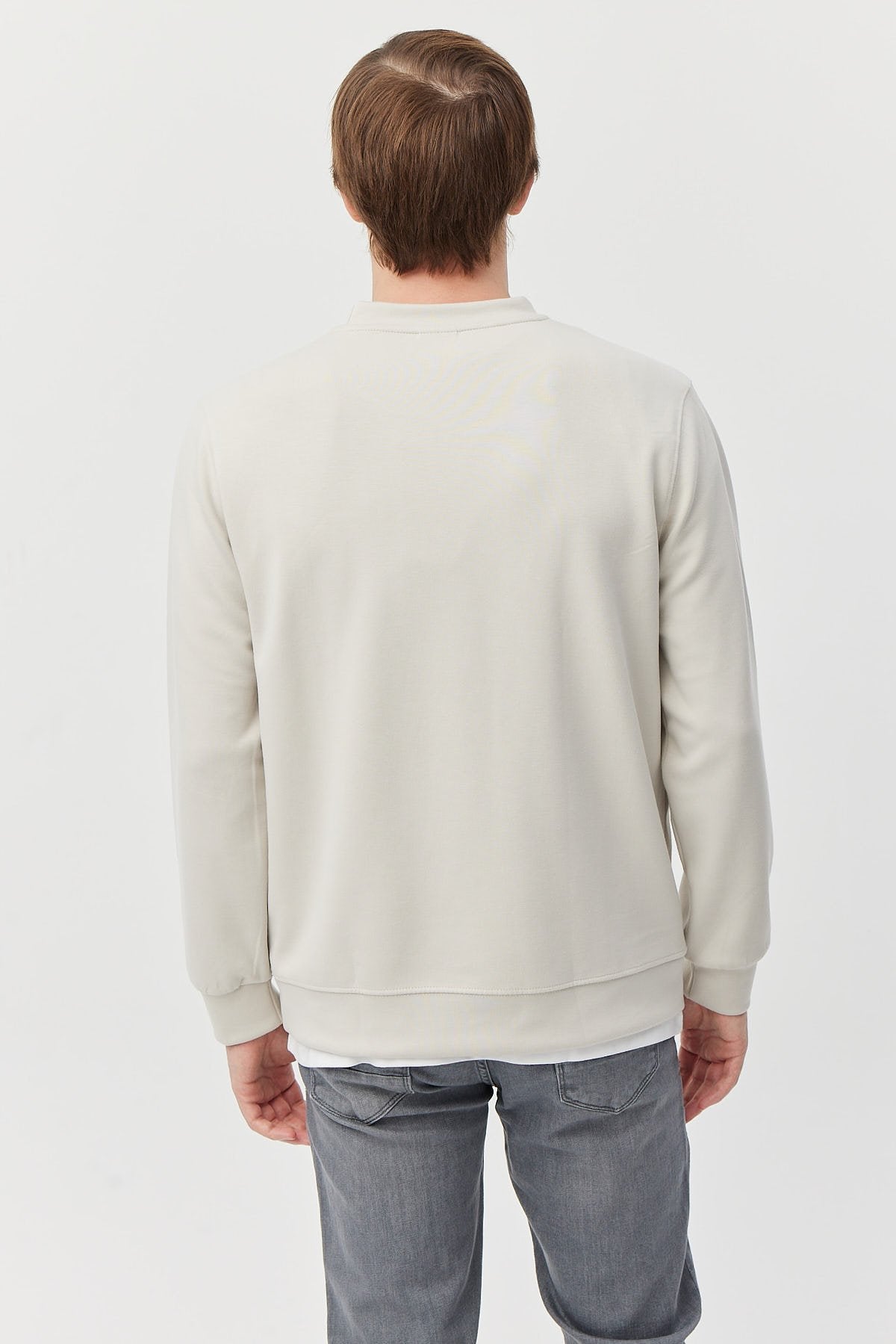 Men's Soft Texture Sweat Top