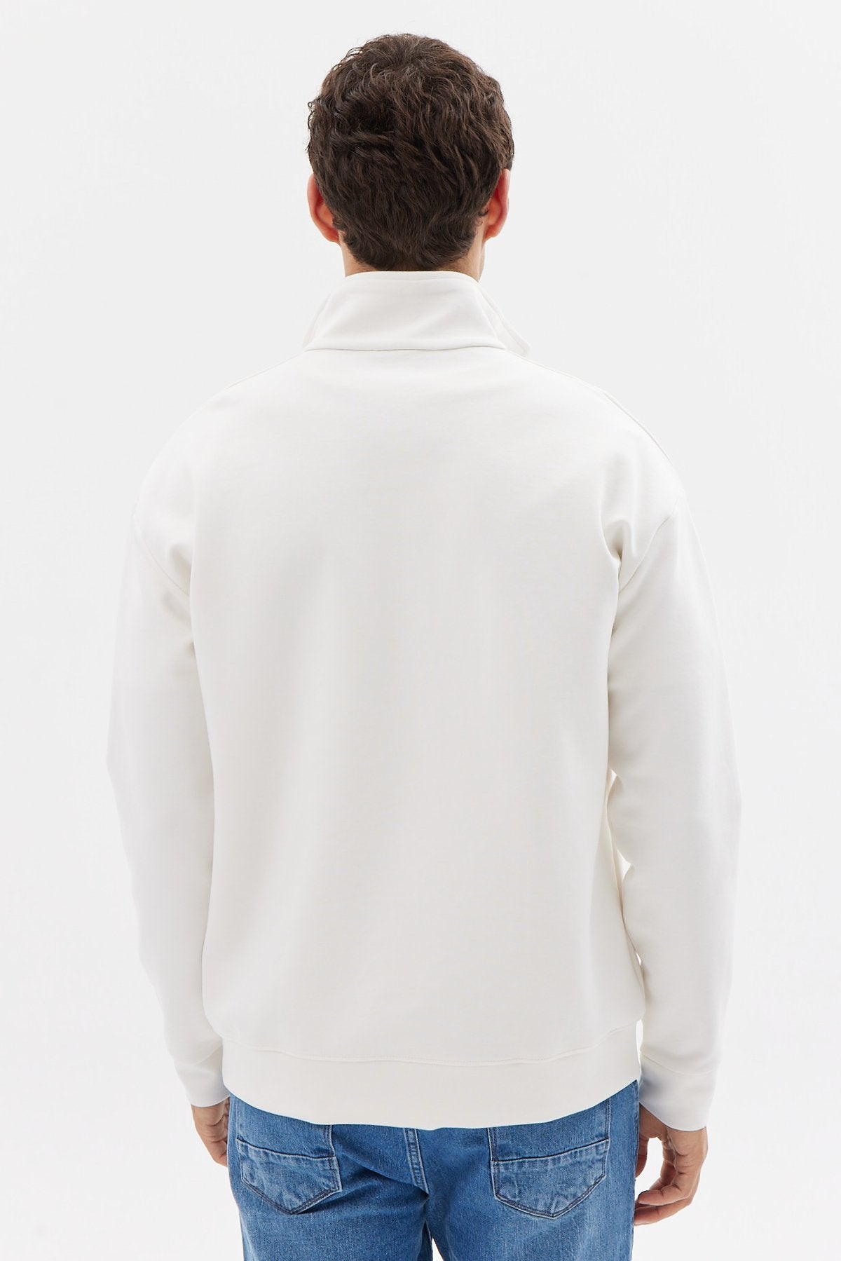 Men's Zipper Detailed Sweat Top