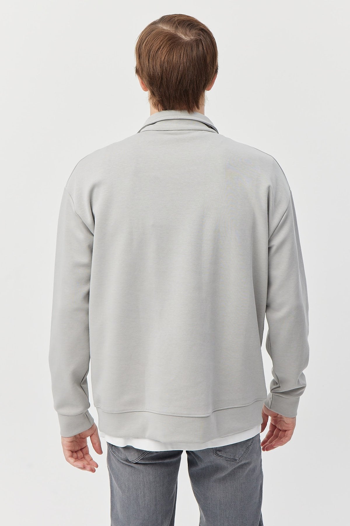 Men's Zipper Detailed Sweat Top