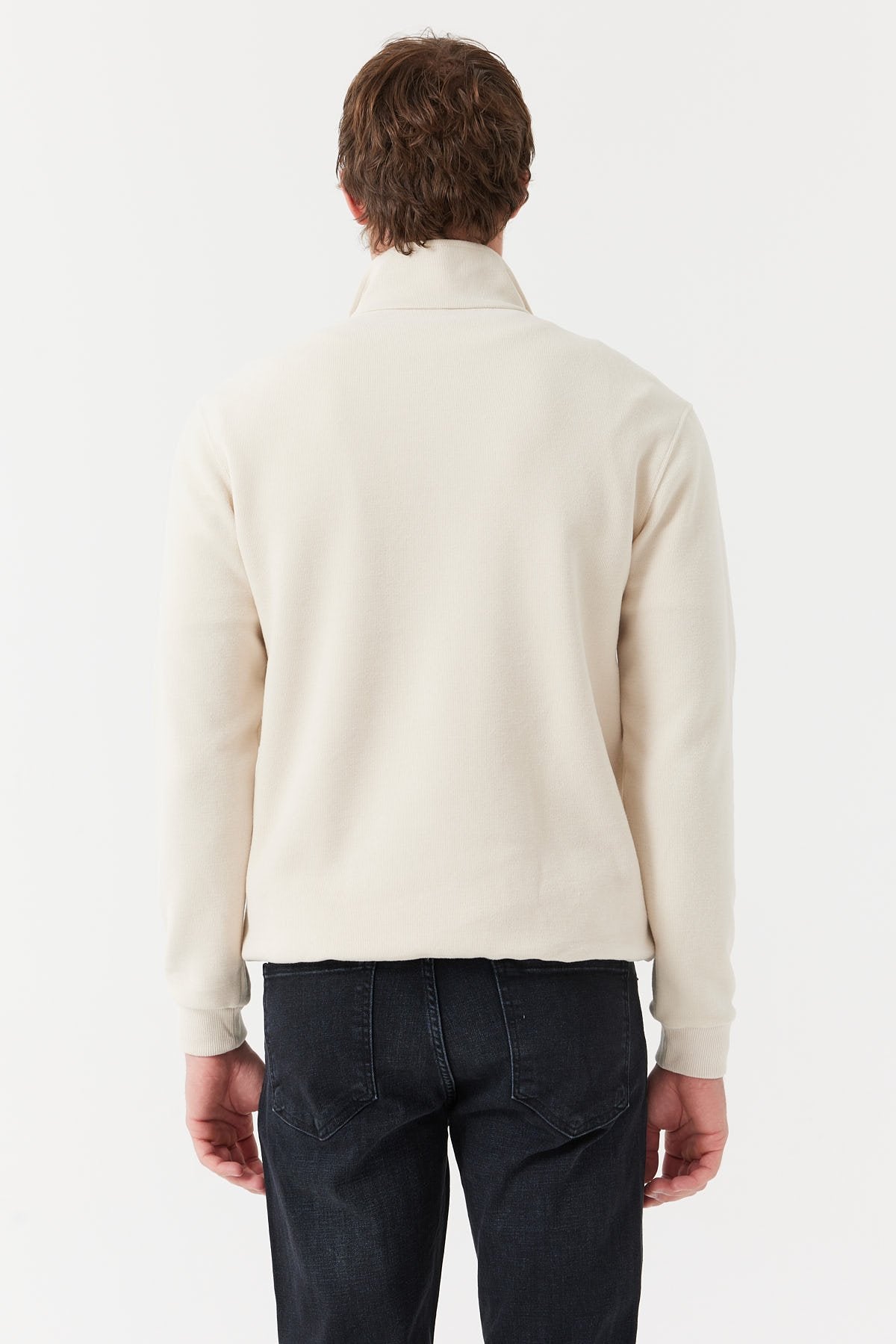 Men's Zippered Sweat Top