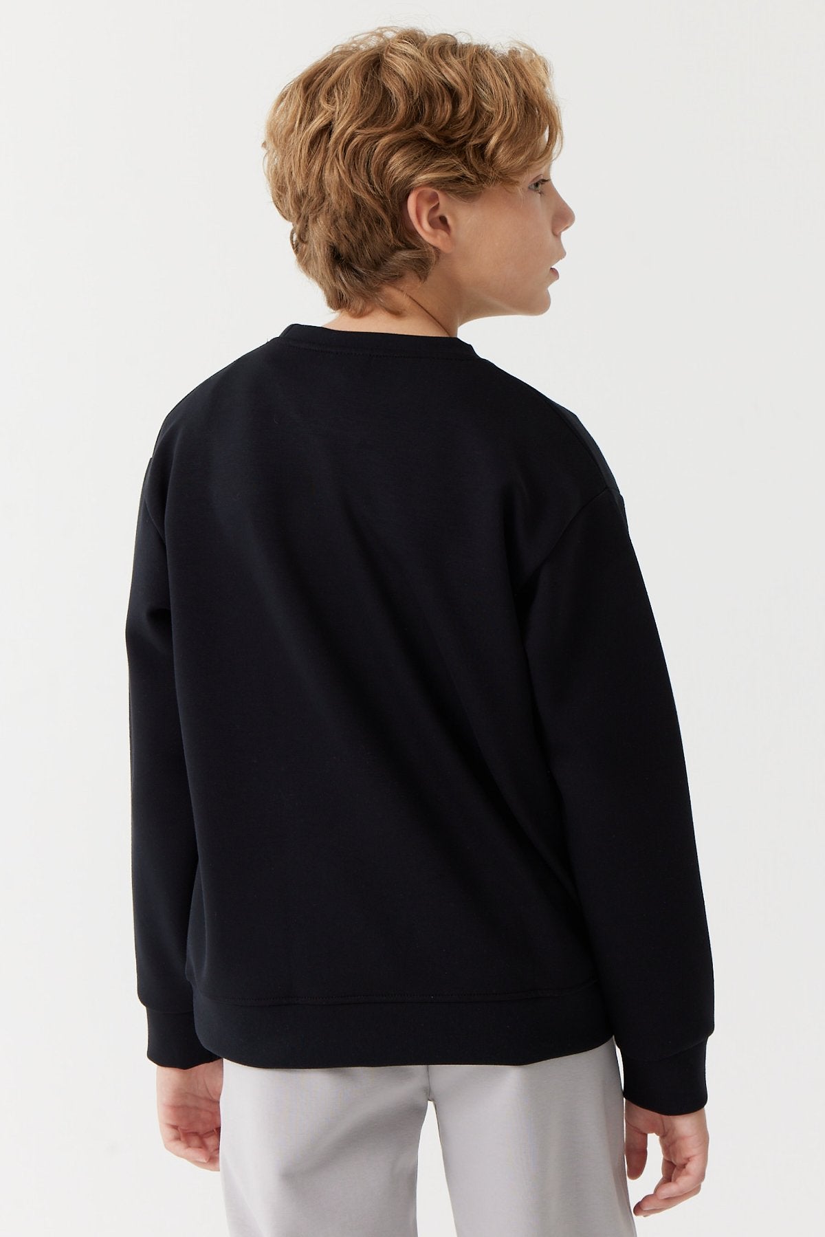 Boy's Basic Printed Sweat Top