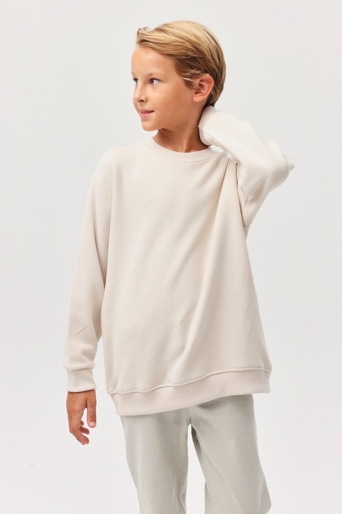 Boy's Crew Neck Sweat Top
