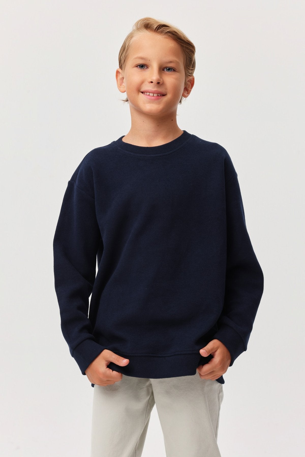 Boy's Crew Neck Sweat Top