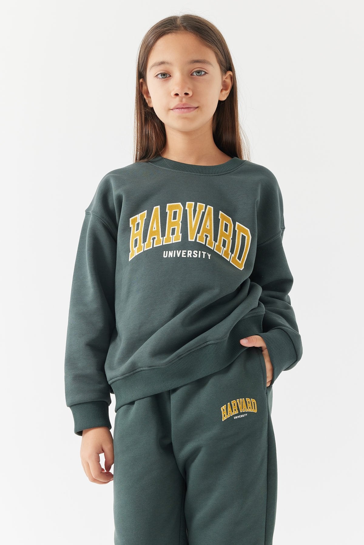 Girl's Text Printed Sweatshirt