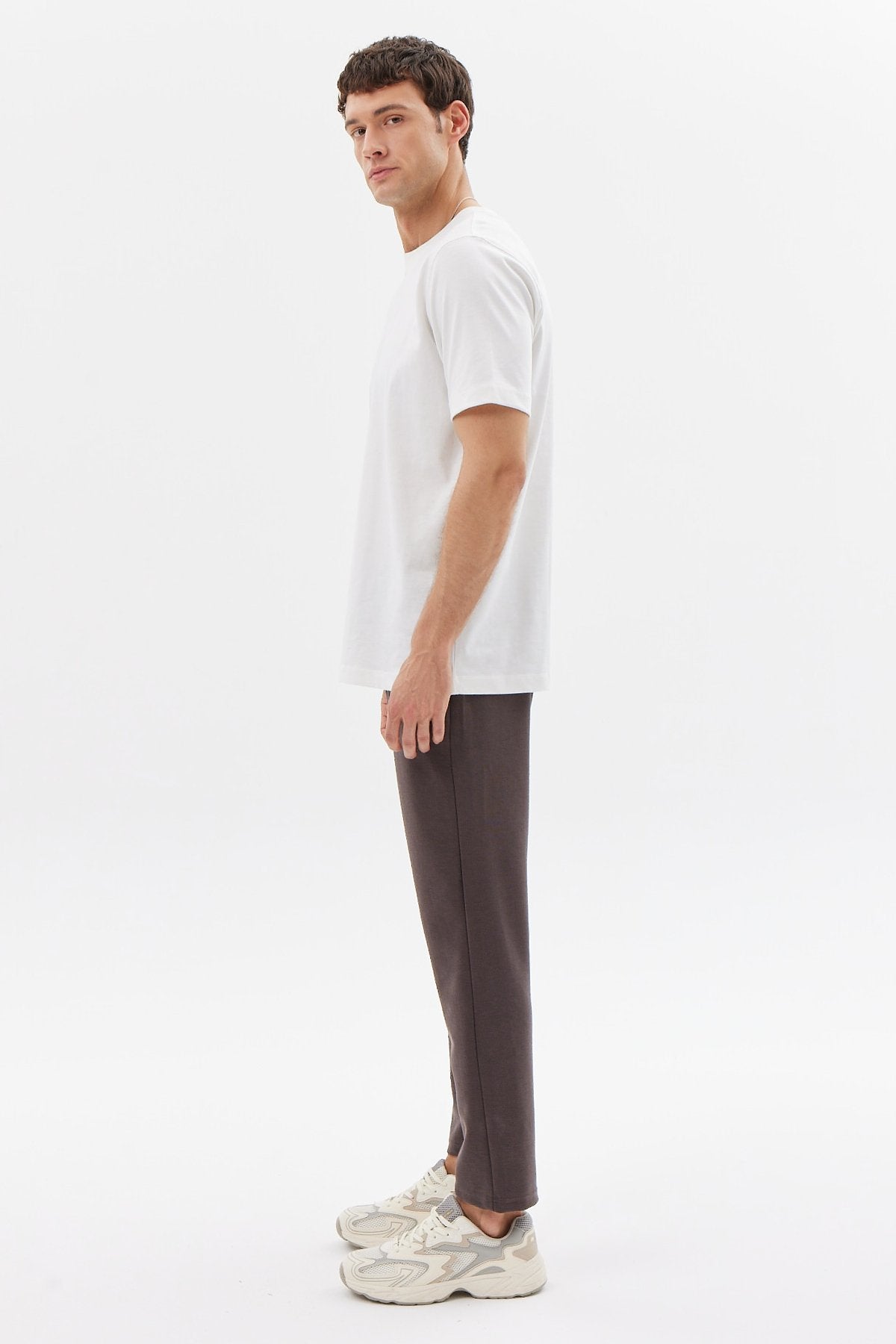 Men's Tied Waist Sweat Bottom