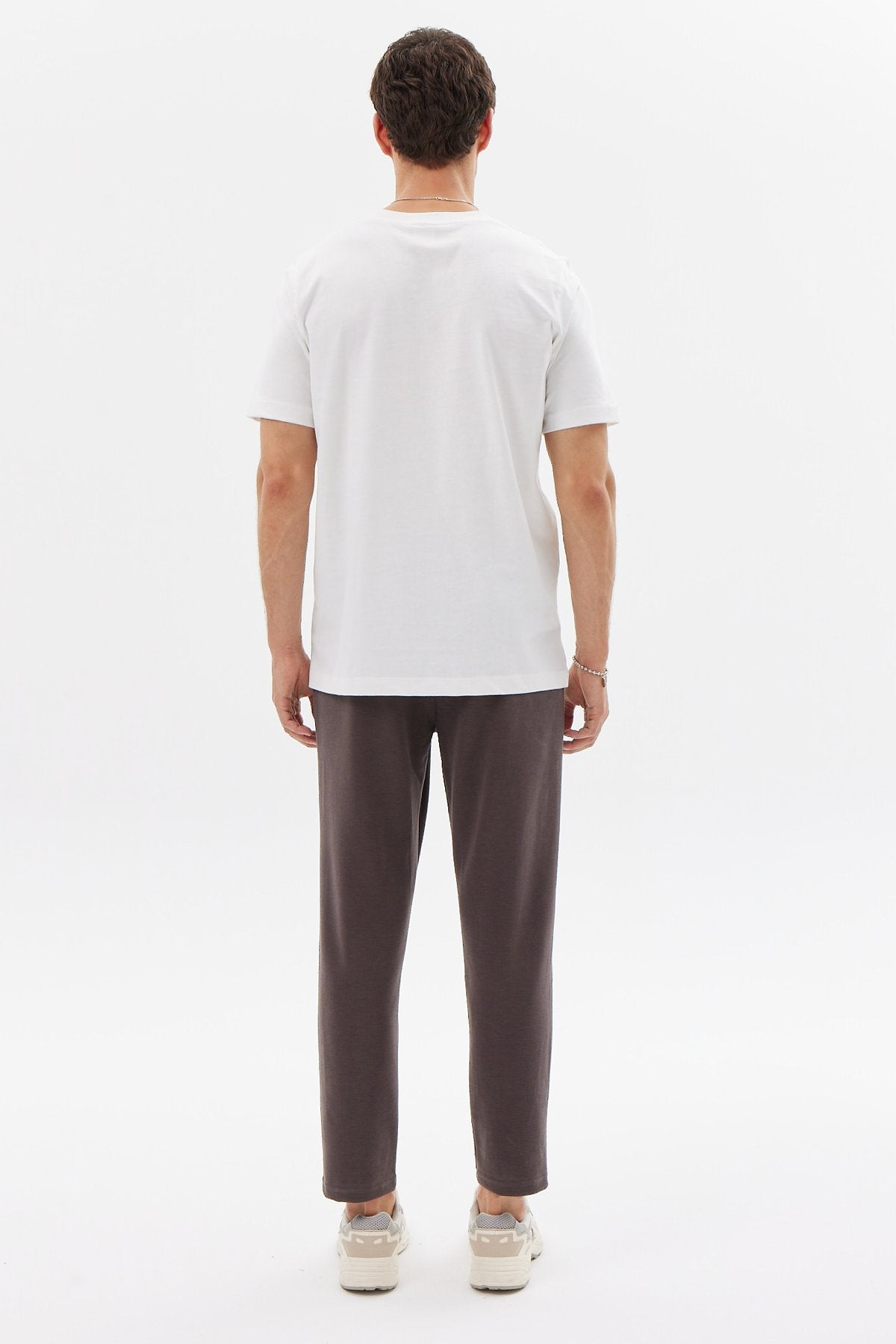 Men's Tied Waist Sweat Bottom