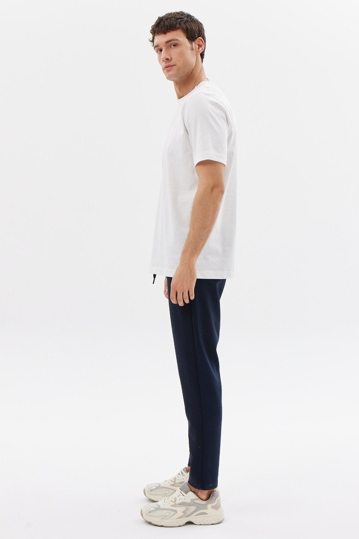 Men's Tied Waist Sweat Bottom