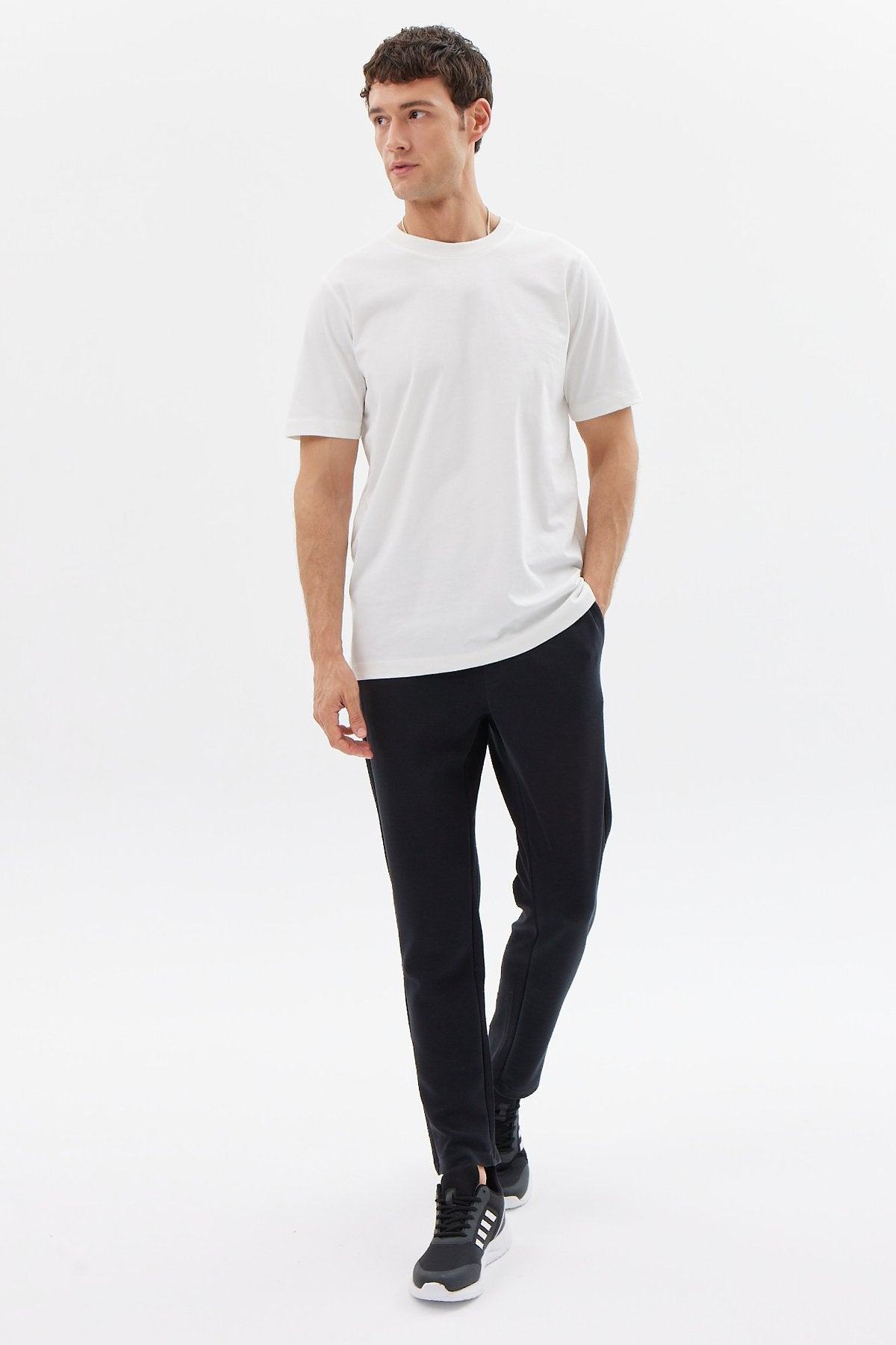 Men's Tied Waist Sweat Bottom