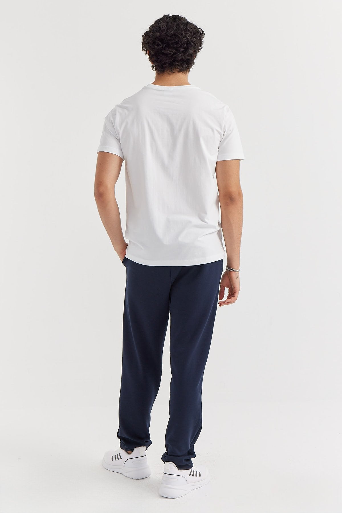 Men's Tied Waist Sweat Bottom