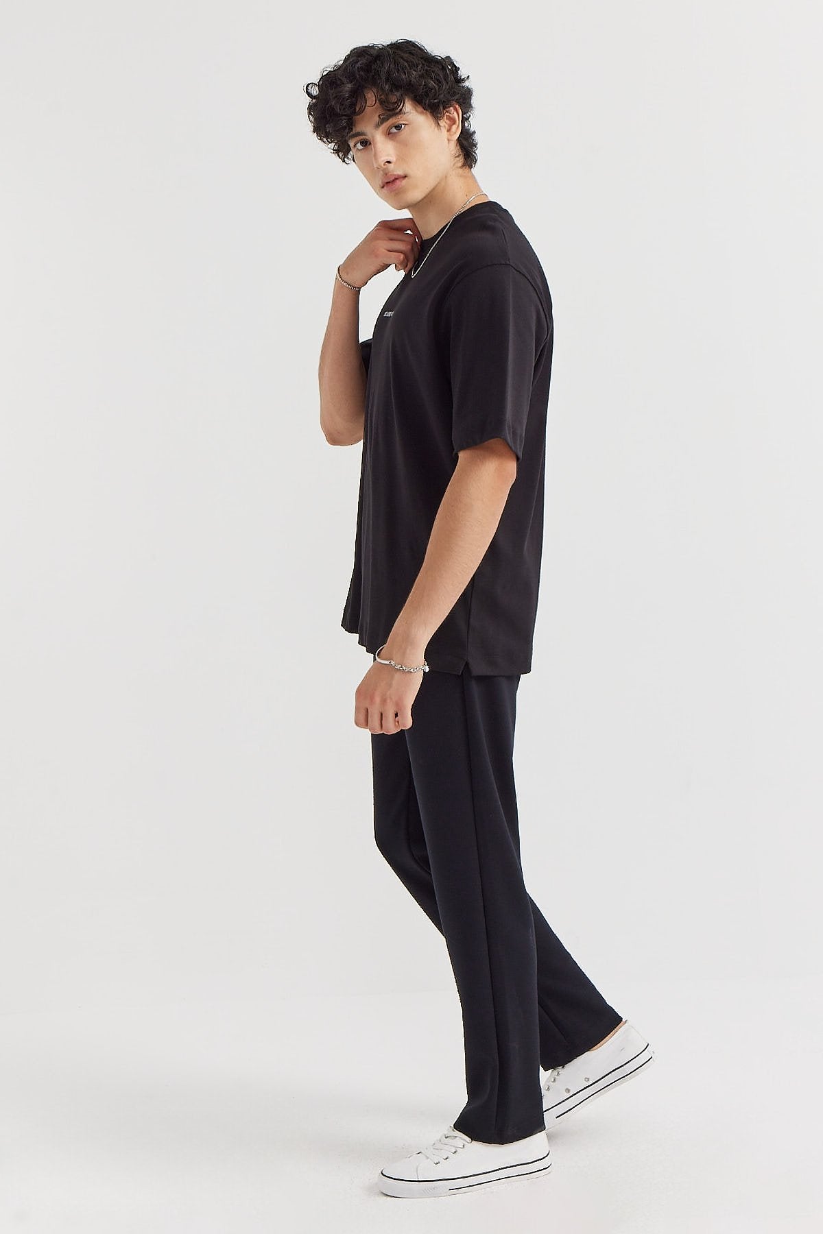Men's Tied Waist Sweat Bottom