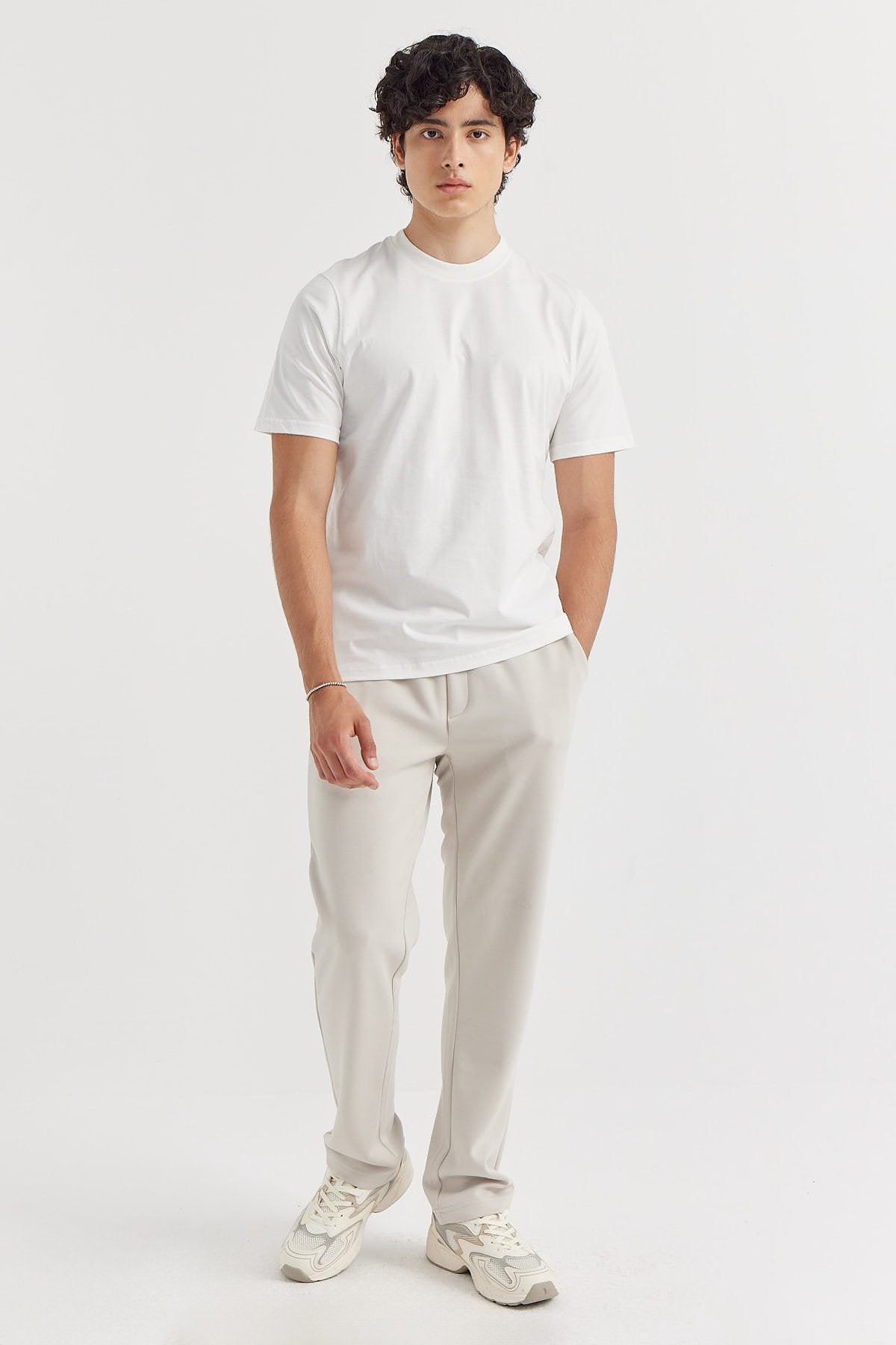 Men's Tied Waist Sweat Bottom