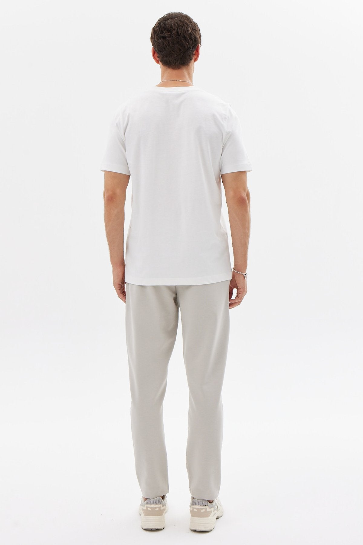 Men's Front Seam Detailed Sweat Bottom