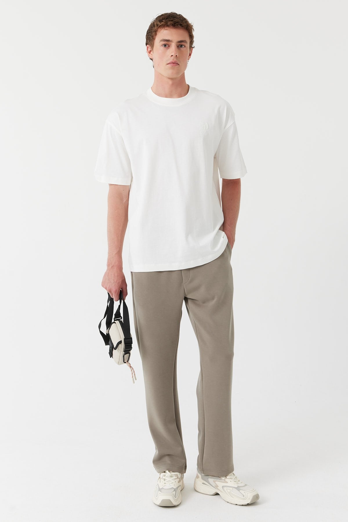Men's Elastic Waist Sweat Bottoms