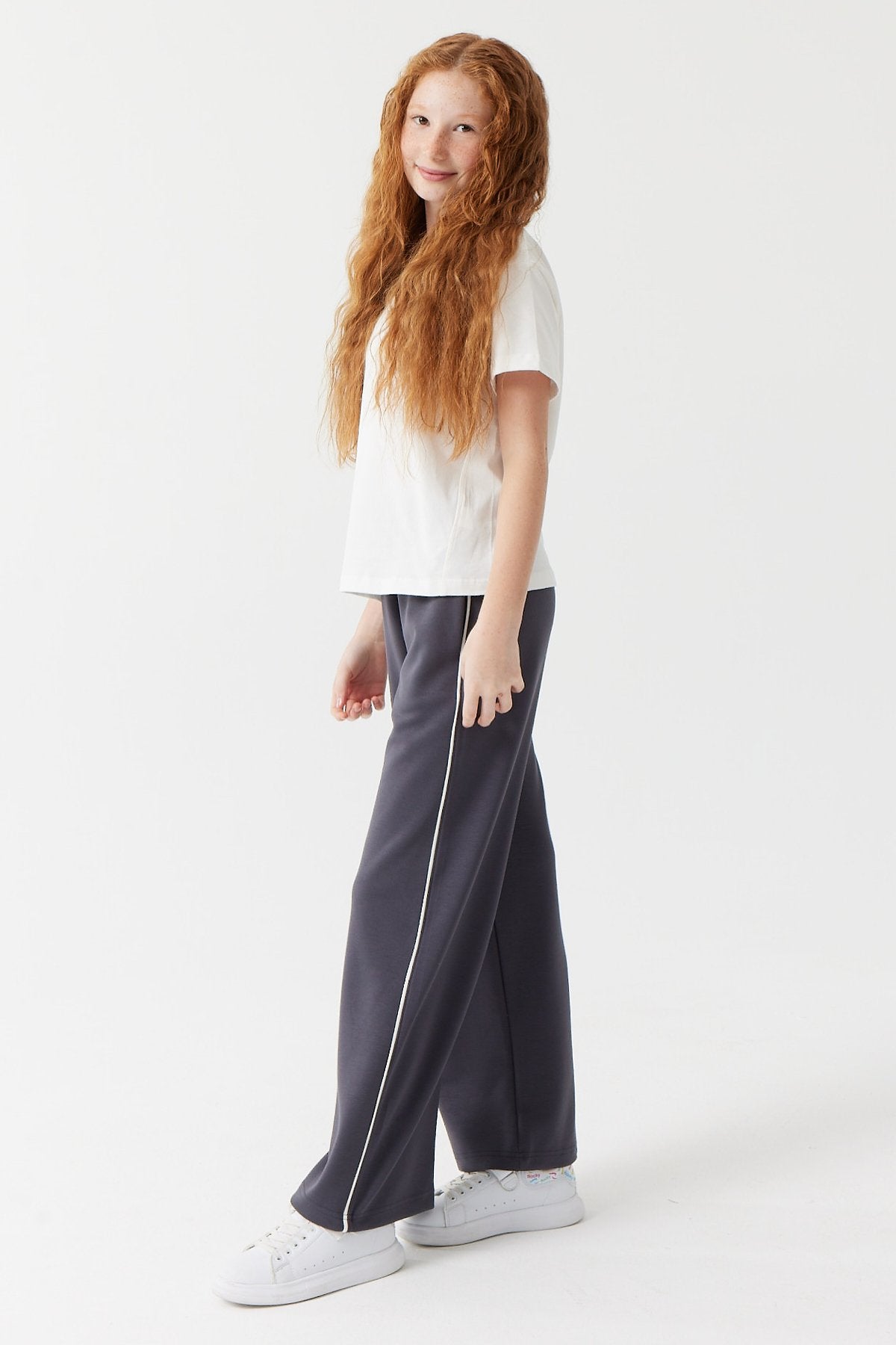 Girl's Elastic Waist Trousers