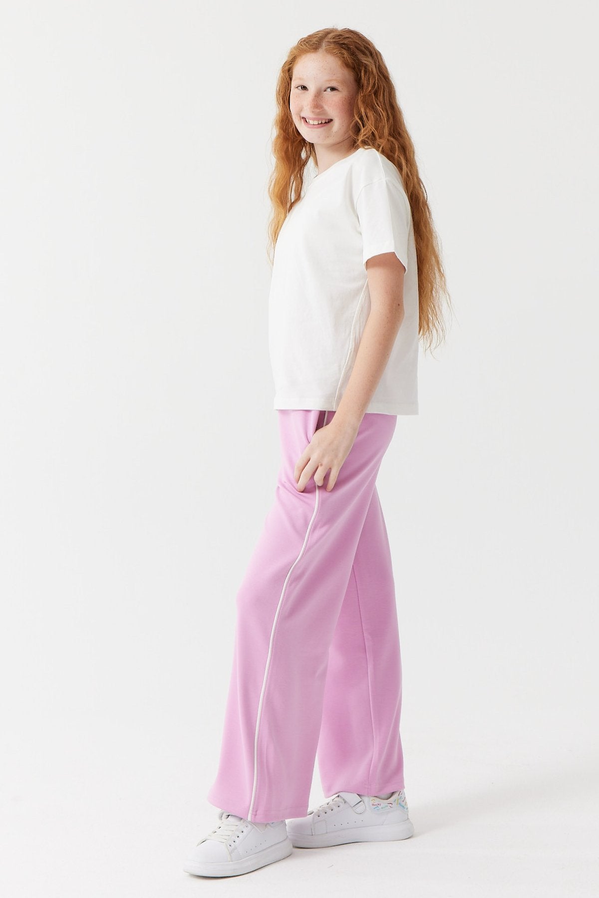 Girl's Elastic Waist Trousers