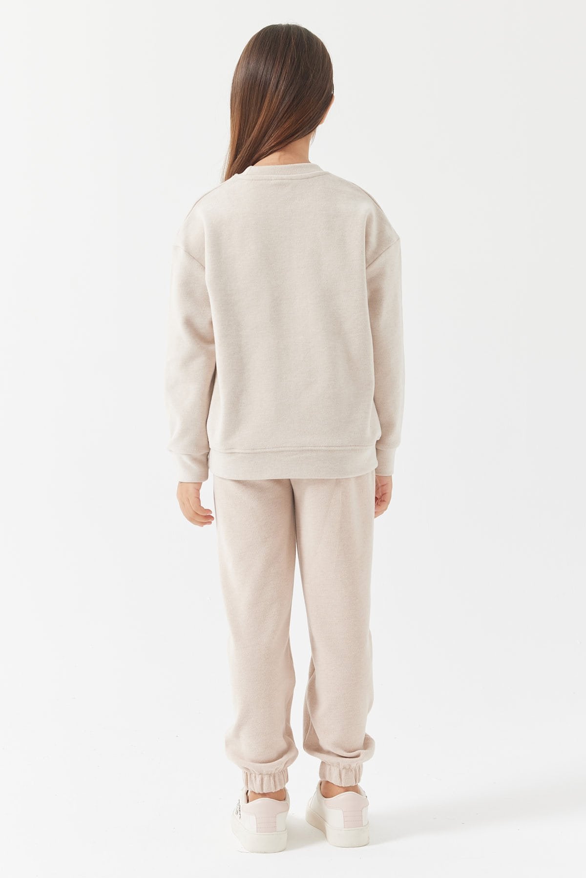 Girls' Elastic Leg Sweat Bottoms