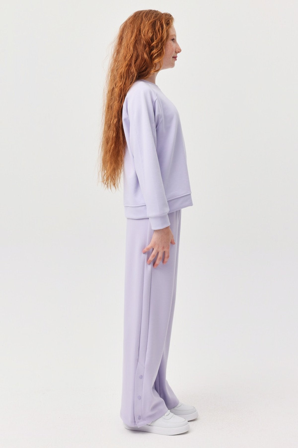 Girl's Leg Detailed Sweat Pants