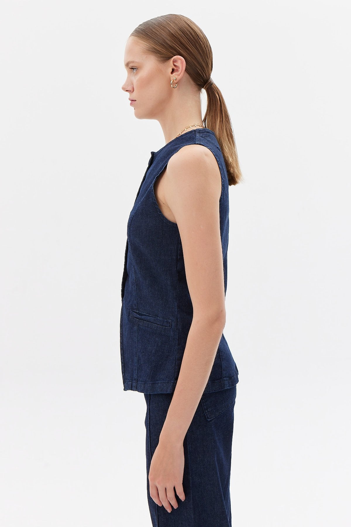 صدرية جينز نسائية