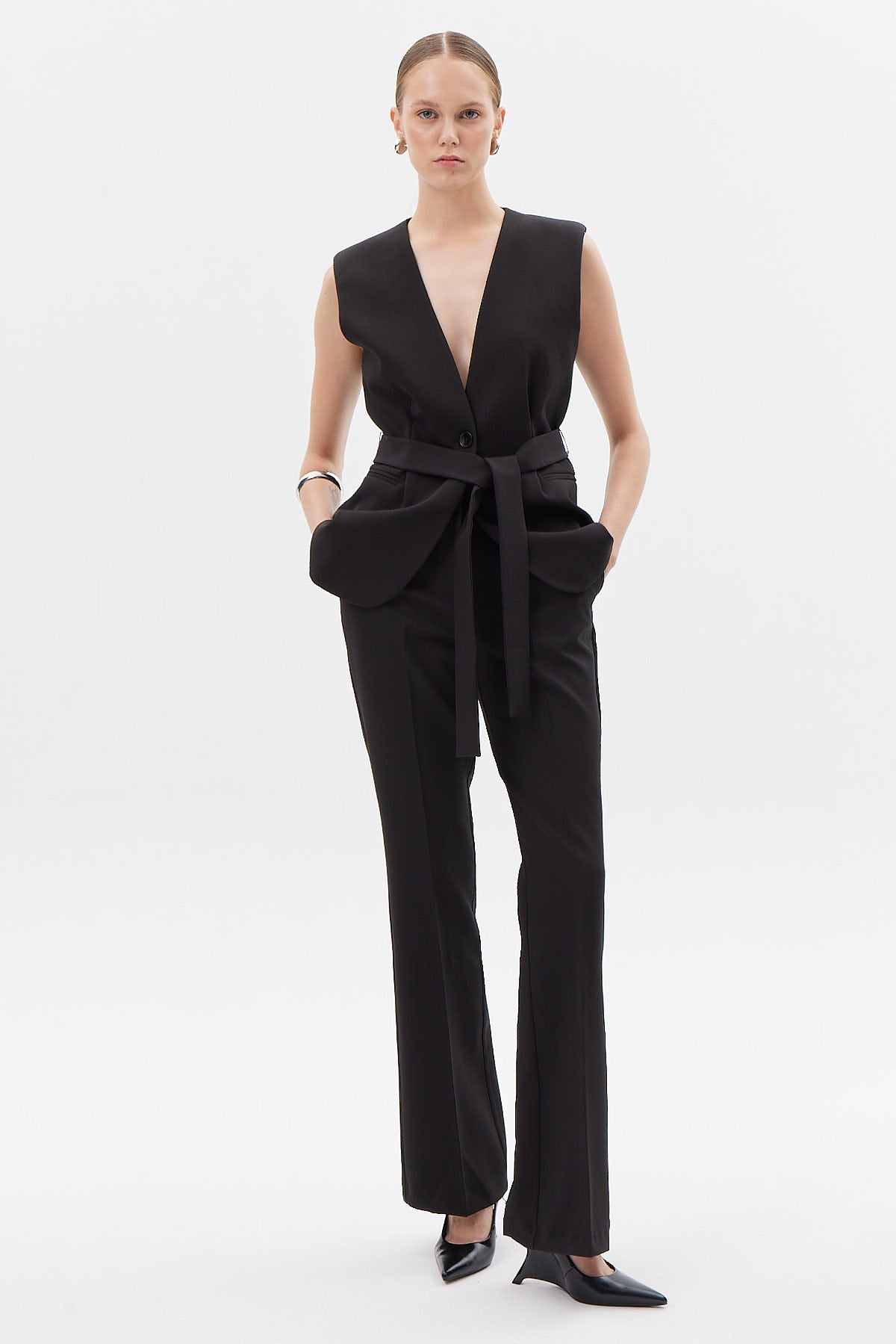 صدرية نسائية بحزام