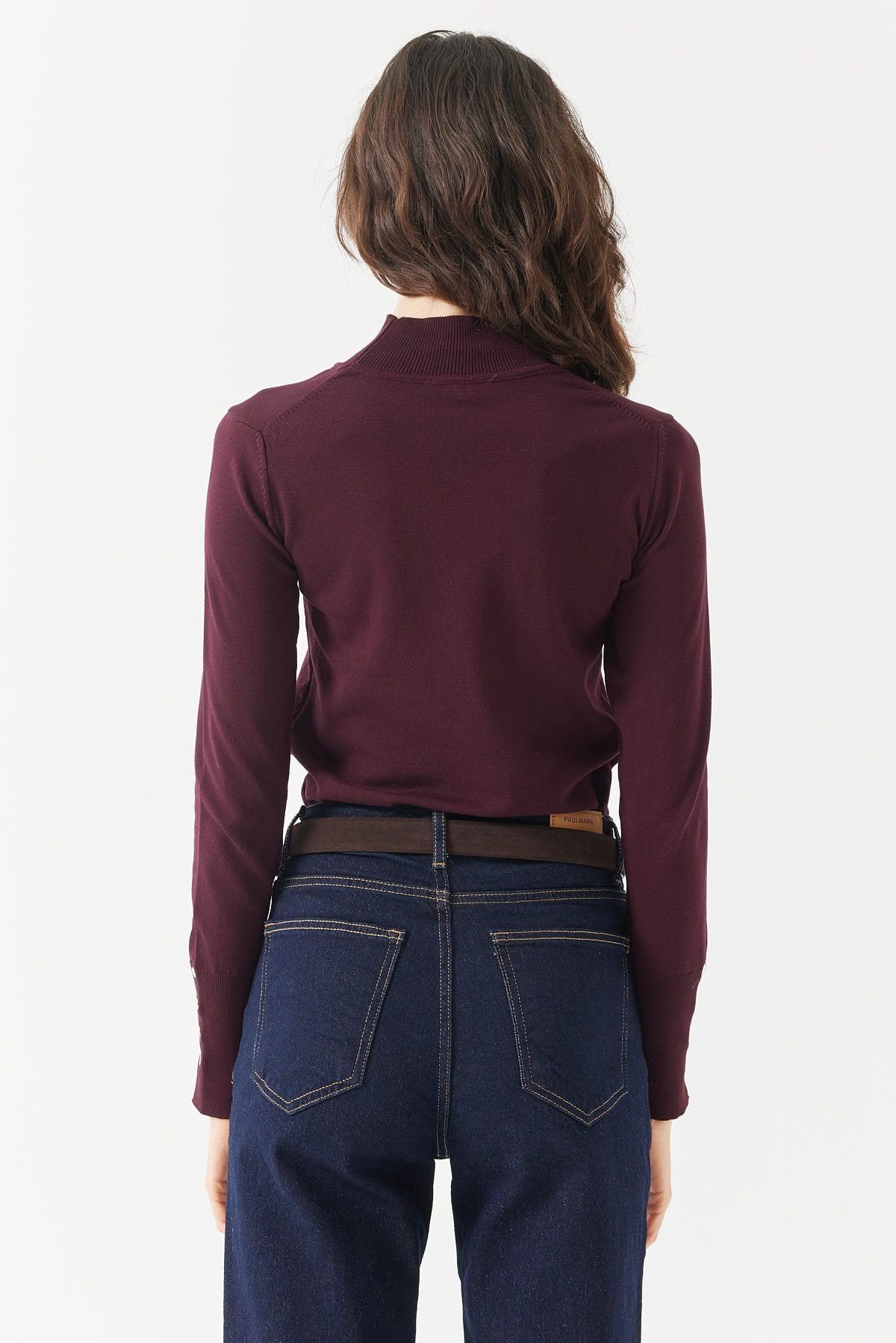 Women's Half Turtleneck Knit Sweater