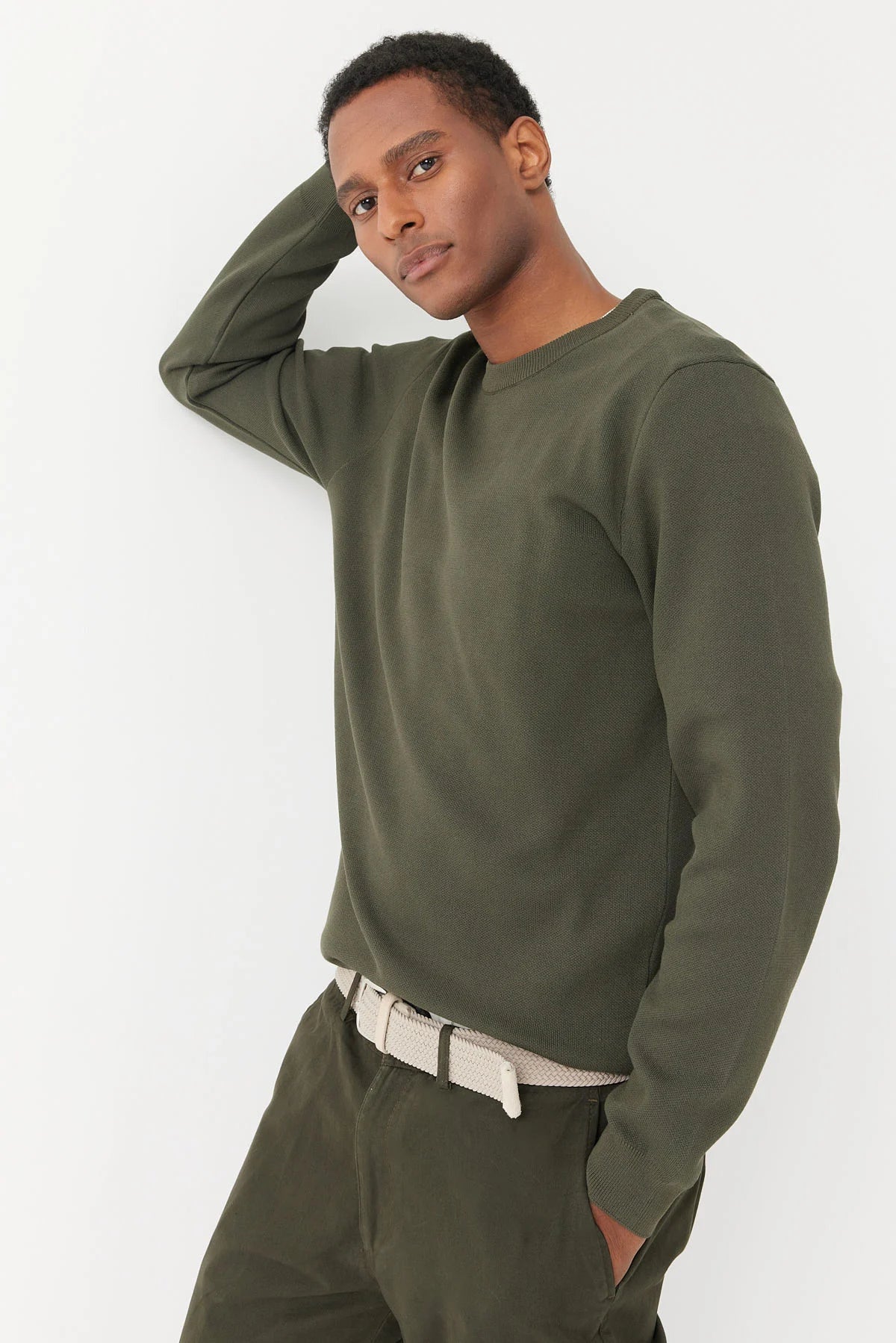 Men's Crew Neck Knitwear Sweater